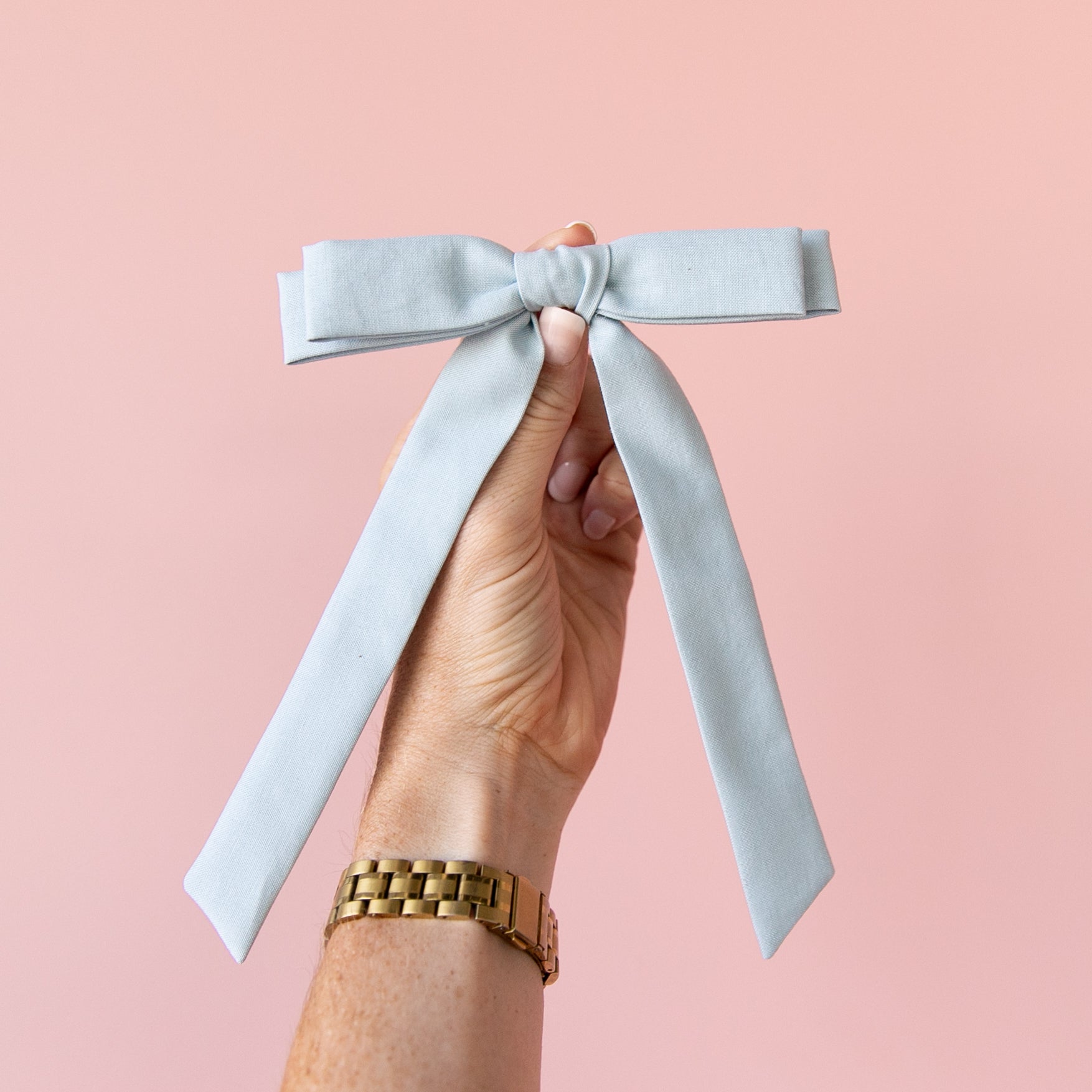 Faded Denim | Schoolgirl Bow