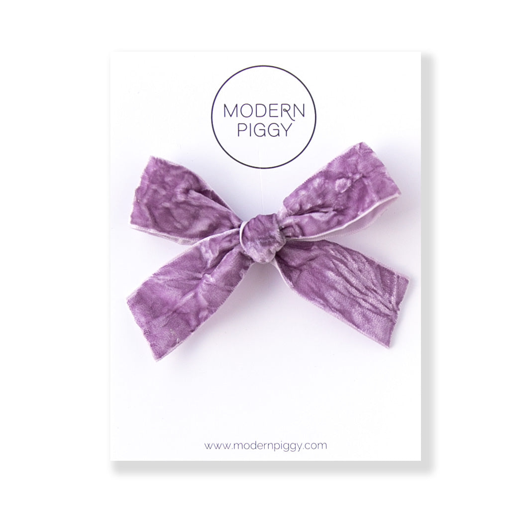 Crushed Sapphire | Ribbon Bow