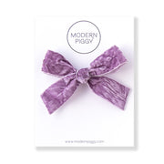 Crushed Sapphire | Ribbon Bow