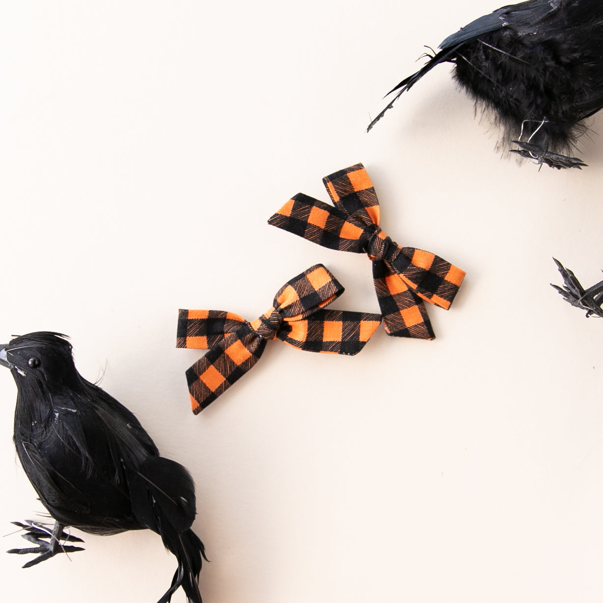 Spooky | Pigtail Set - Hand-tied Bow