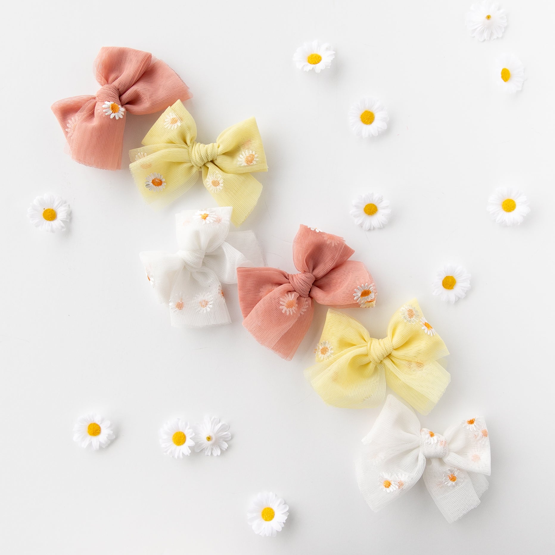 Sunrise Daisy | Tulle Bow