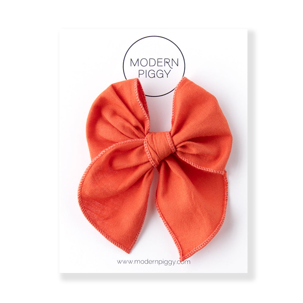 Terracotta | Petite Party Bow