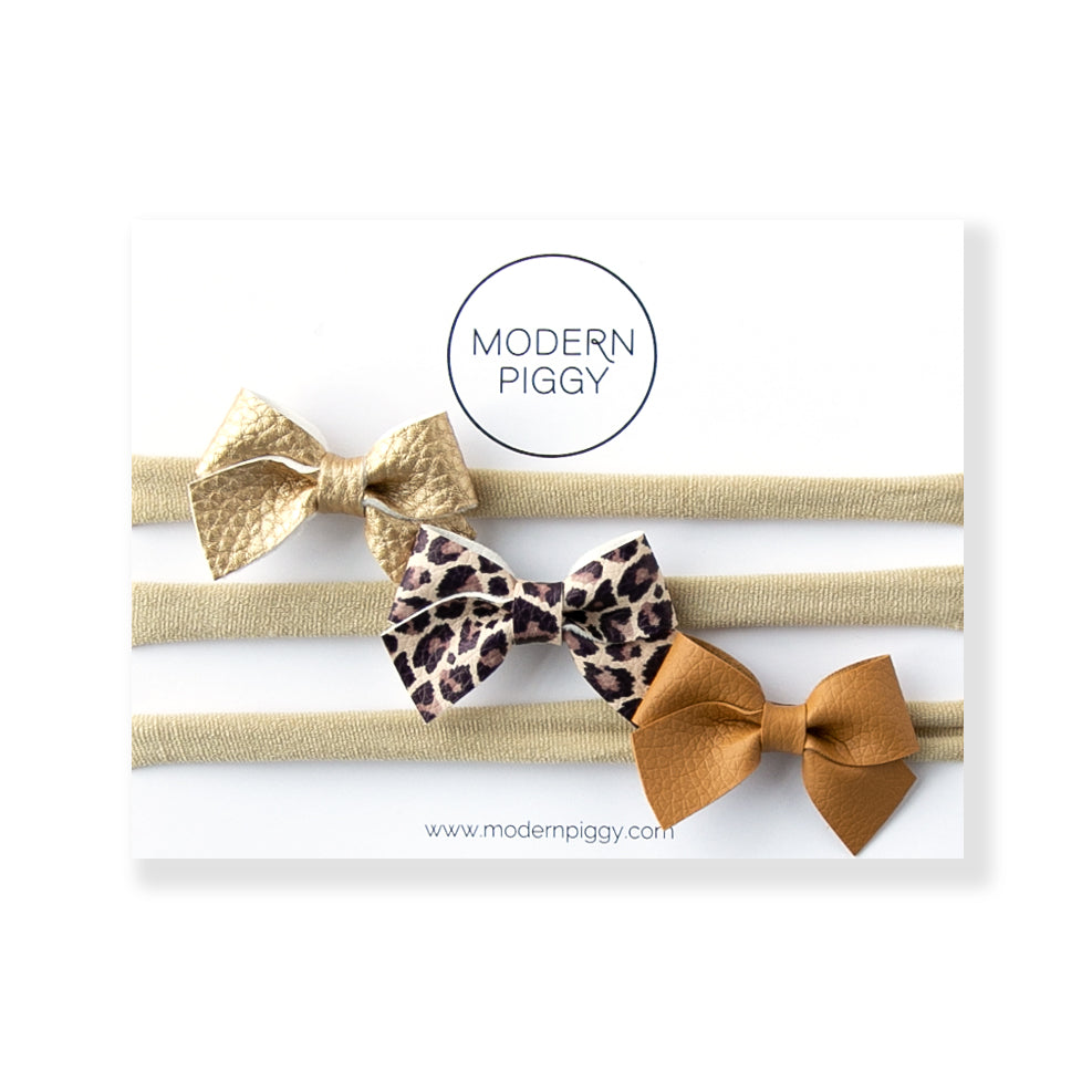 Safari | Baby Bow Set