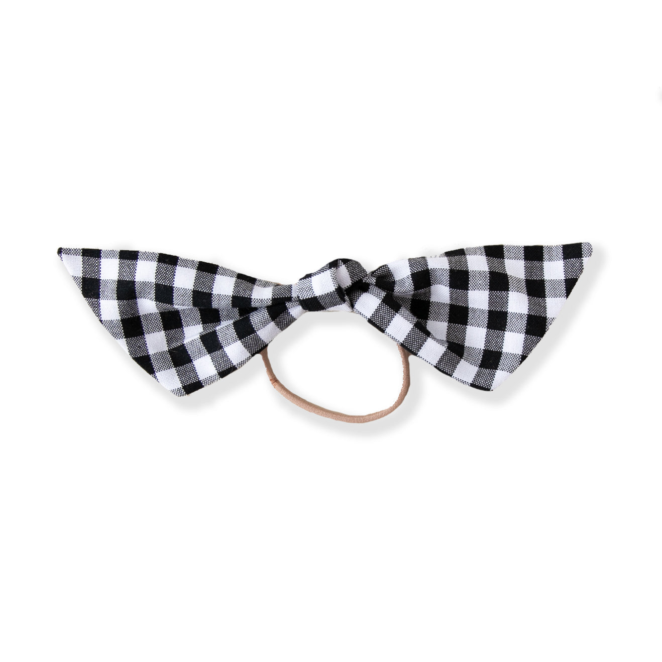 Black Gingham | Modern Knot