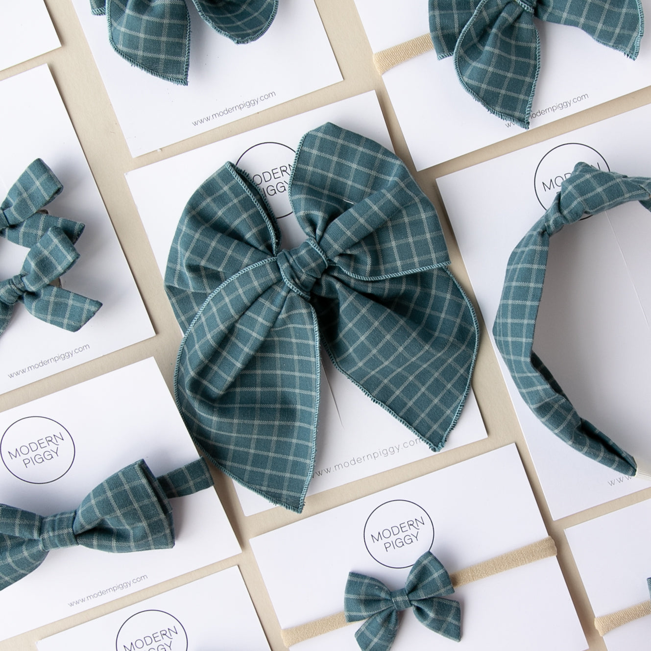 Harbor Grid | Hand-tied Bow