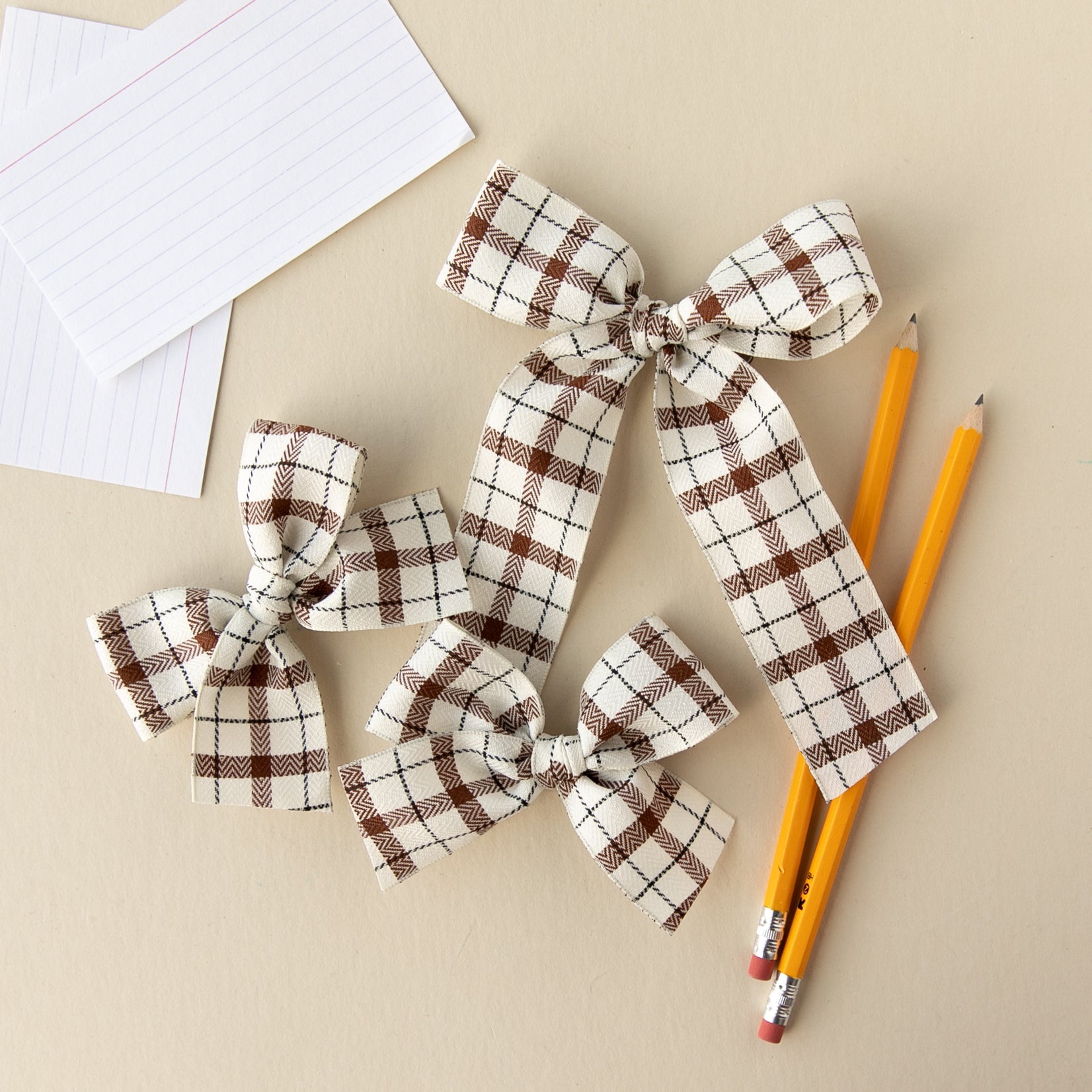 Schoolgirl Plaid | Statement Ribbon Bow