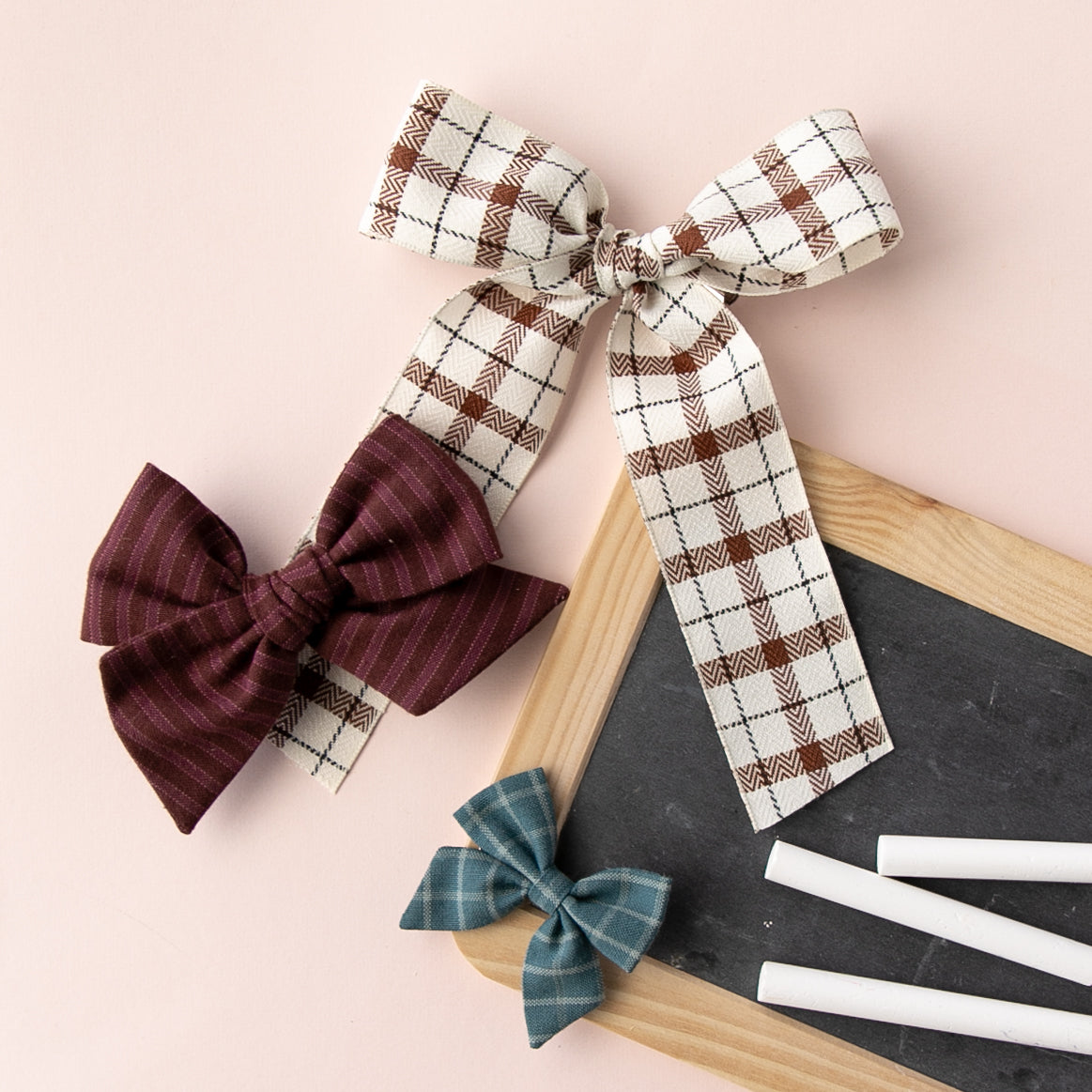 Schoolgirl Plaid | Statement Ribbon Bow