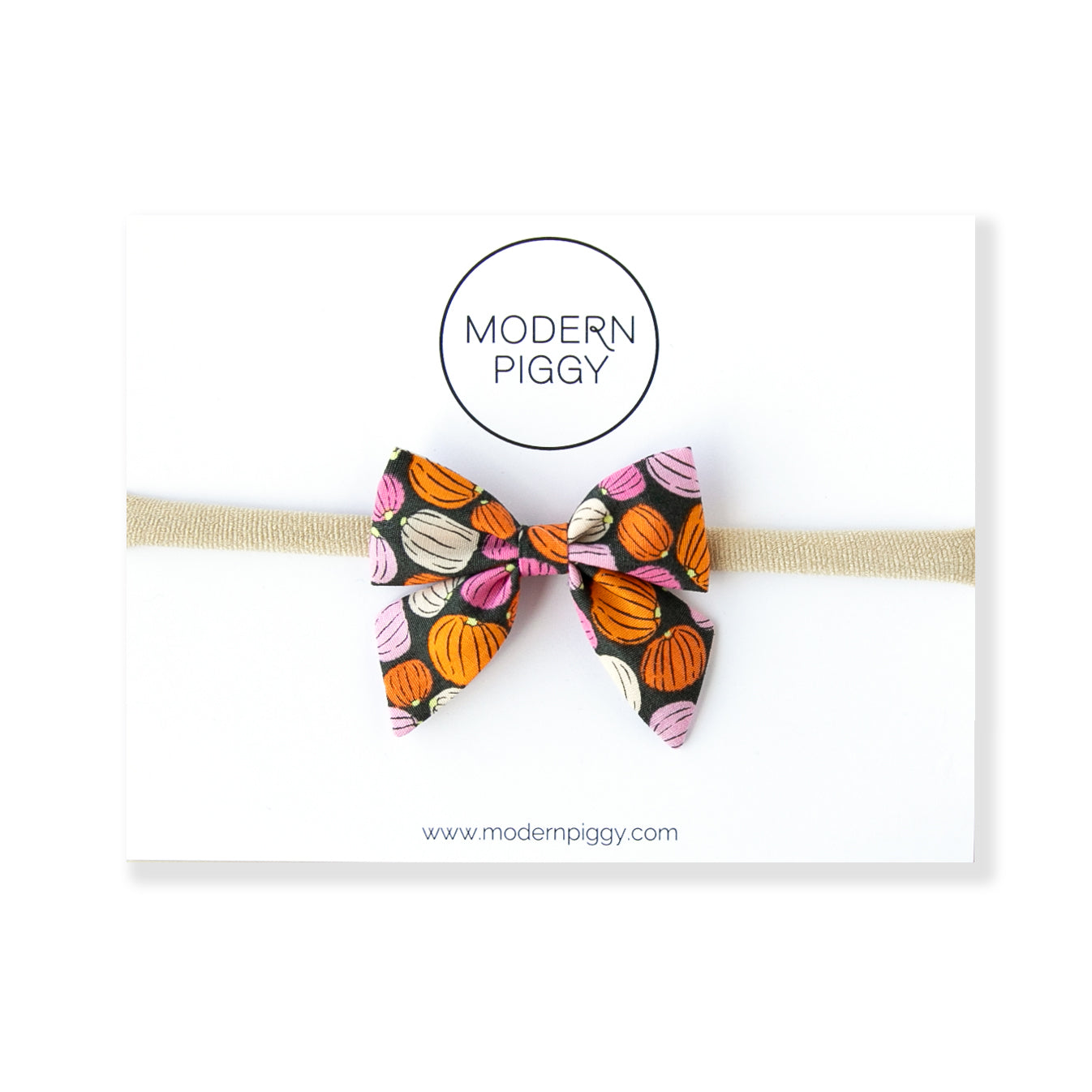 Pumpkin Patch | Mini Piggy Bow