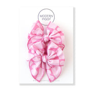 Park Hopper - Pink | Pigtail Set - Petite Party Bow