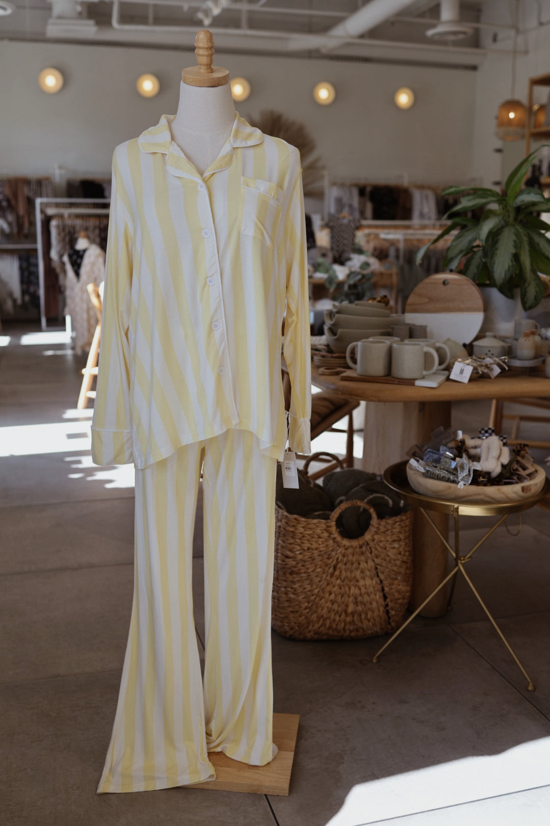 Women's Bamboo Button Up Lounge Set | Butter