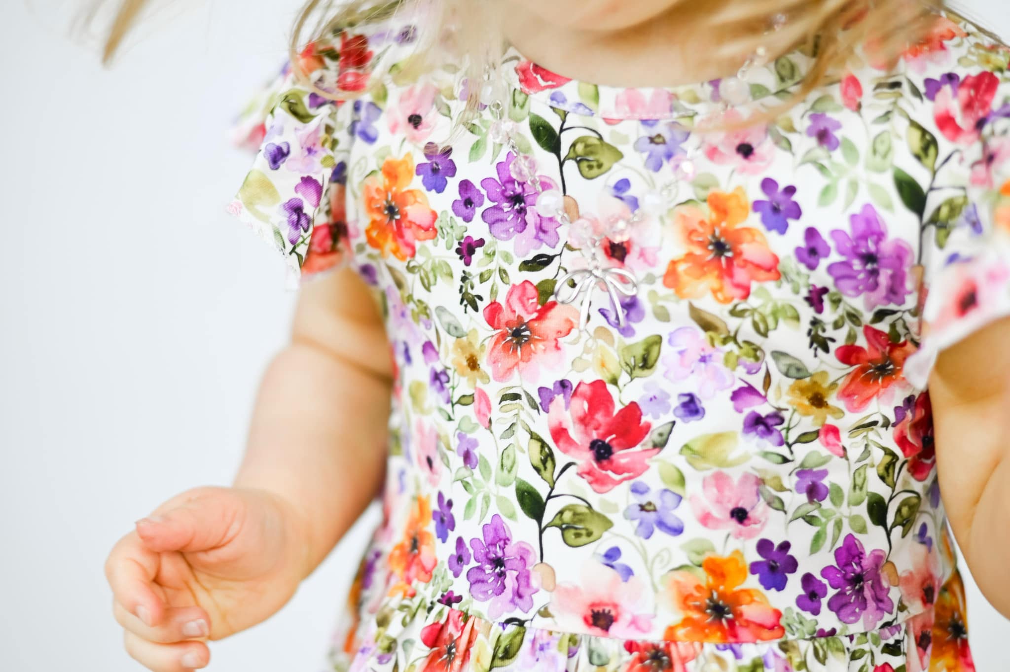 Watercolor Floral Bodysuit Twirl