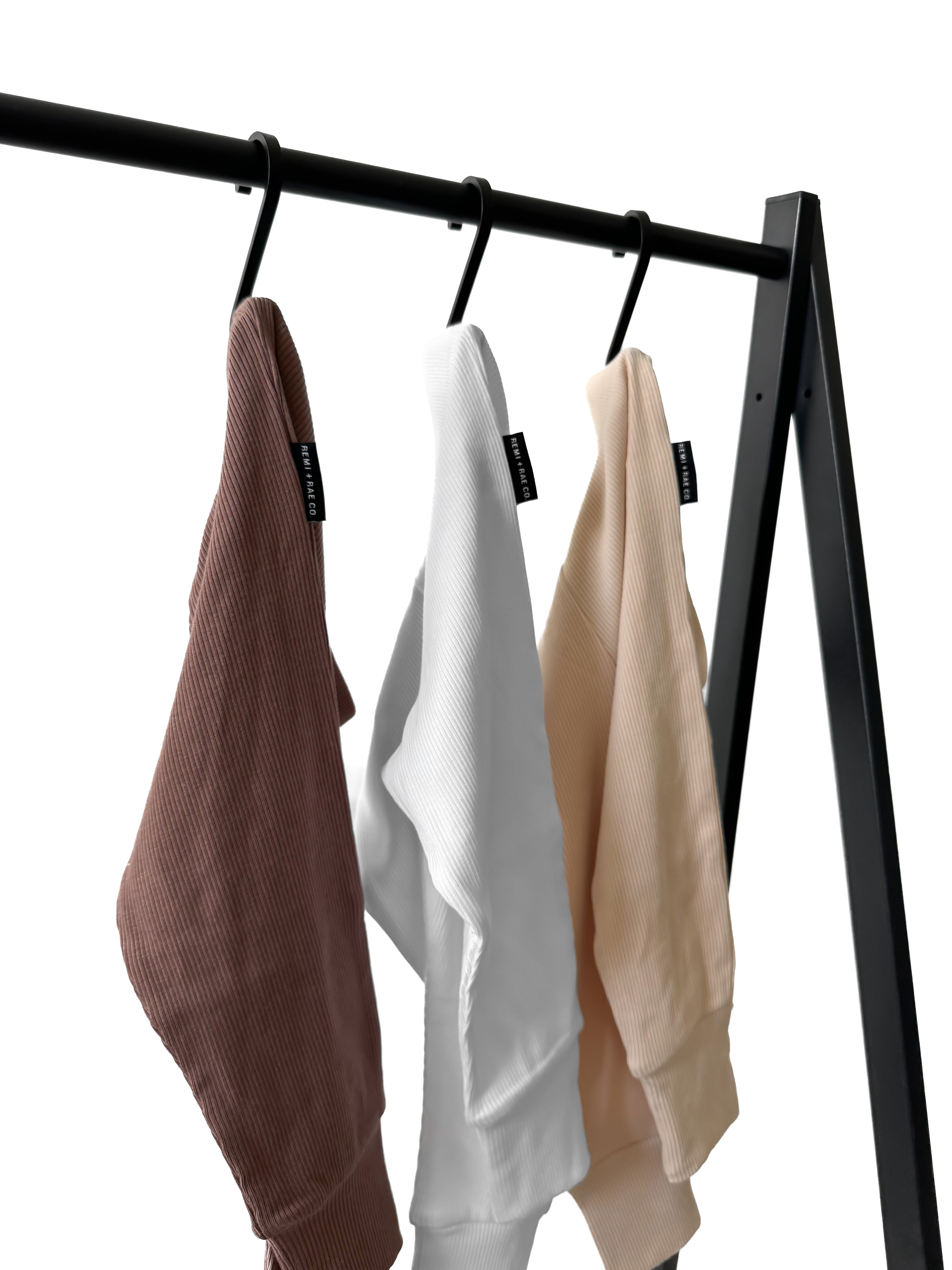 Bamboo Ribbed Leggings - Mocha