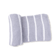 Chenille Blanket - Grey / Ivory