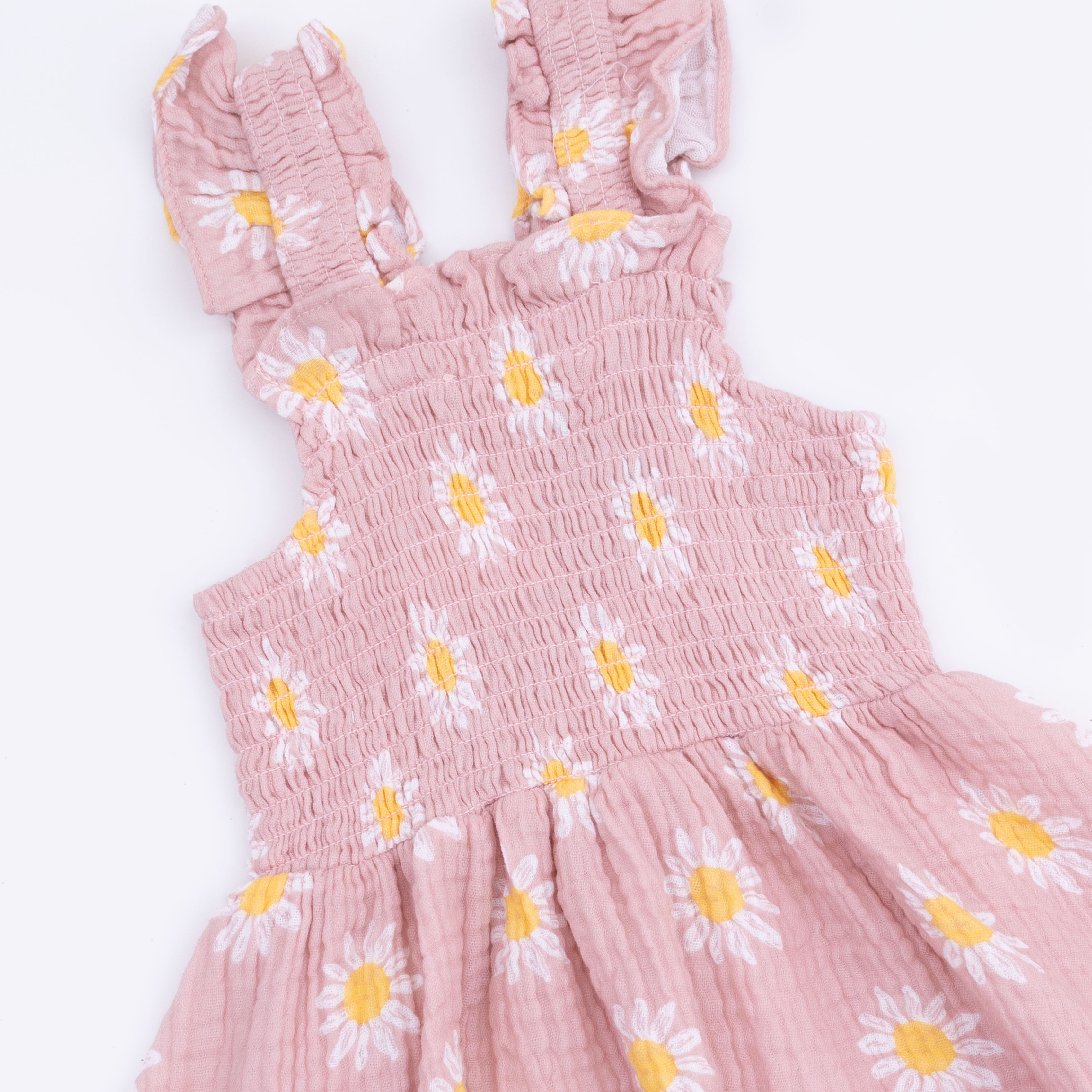 Caitlyn's Daisy - Smocked Sundress With Bloomer