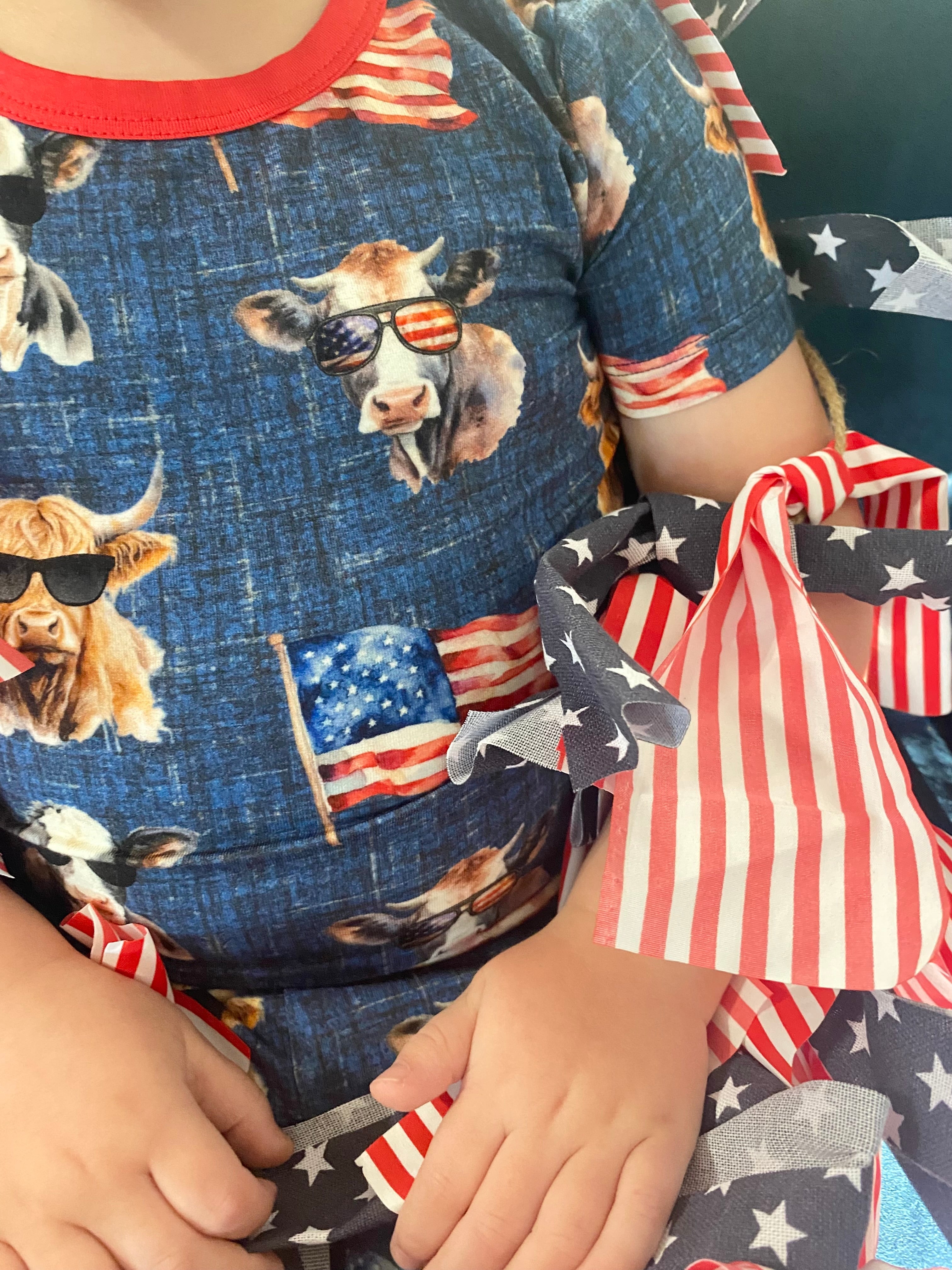 America The Moo-tiful Pajama Set