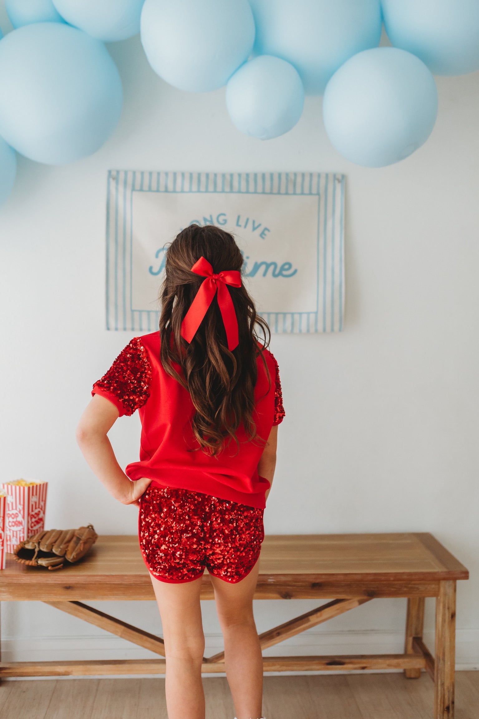 Sparkle Sport Set ~ Take Me Out To The Ballgame (long Sleeves & Short Sleeves)