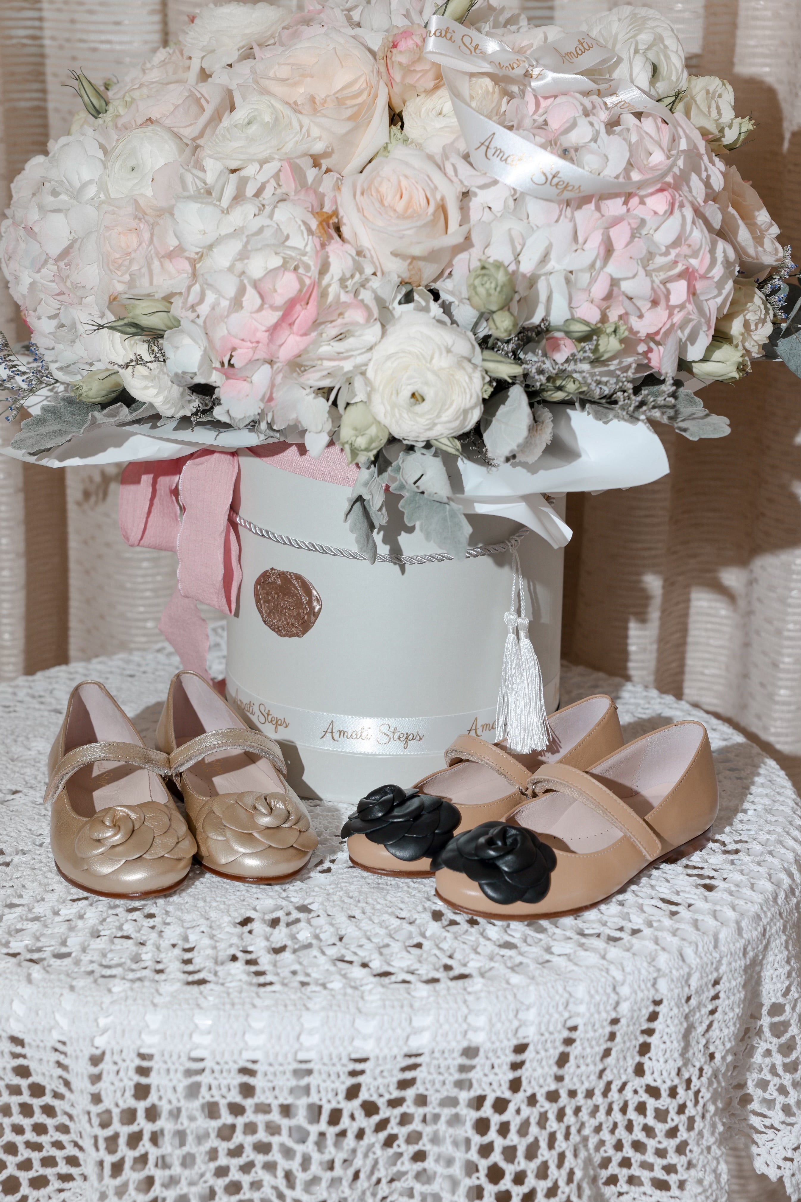 Camille- Tan/black Leather Mary Jane Shoes