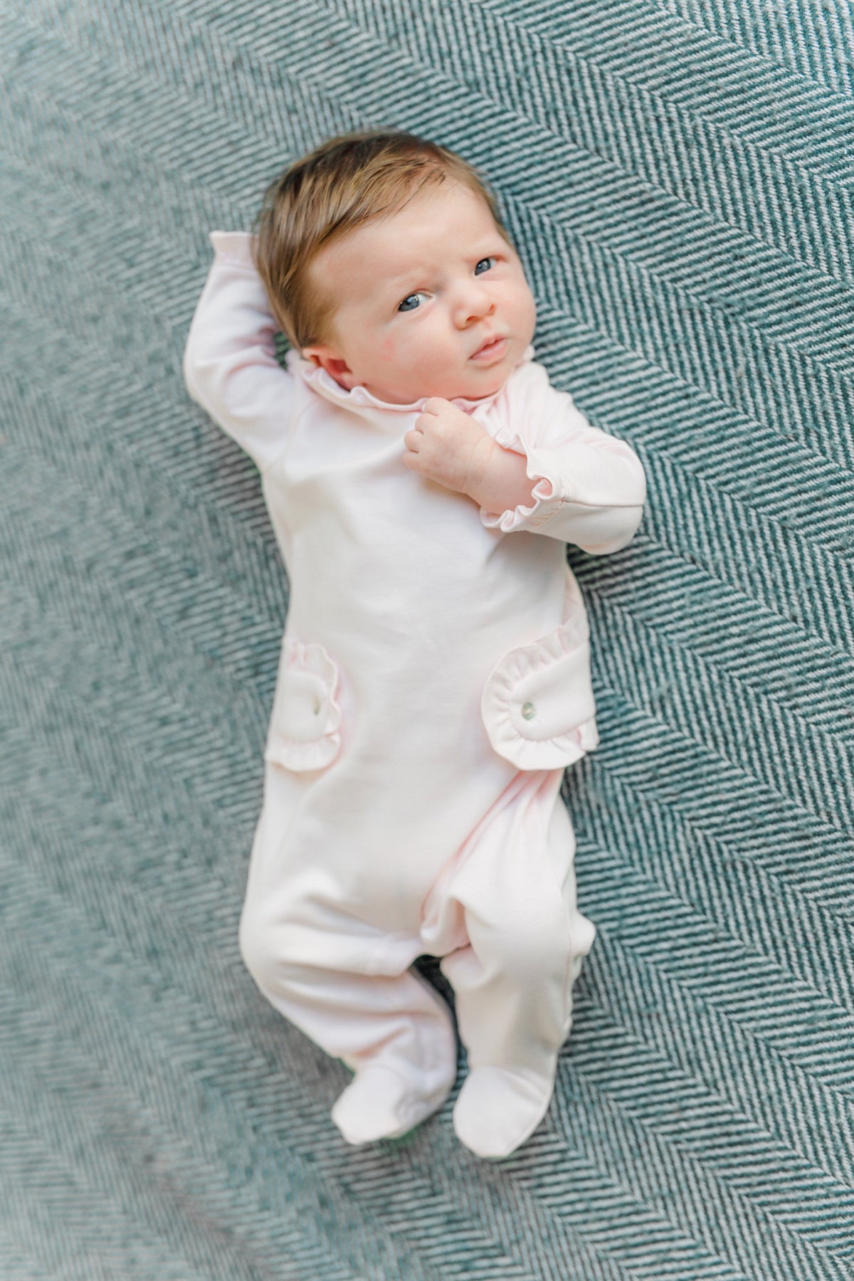 Lucy Romper For Girls - Light Pink (past Season)