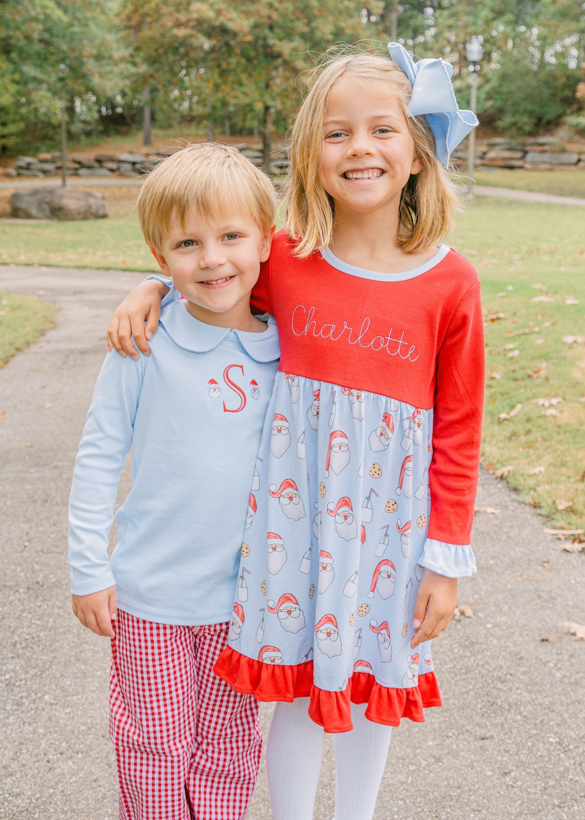 Girls Holiday Long Sleeve Dress