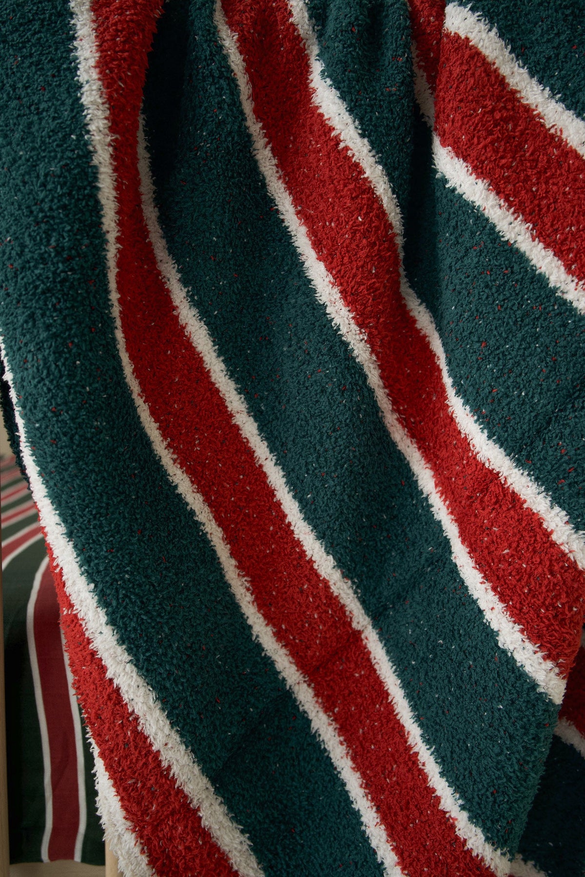 Plush Blanket | Holiday Stripe