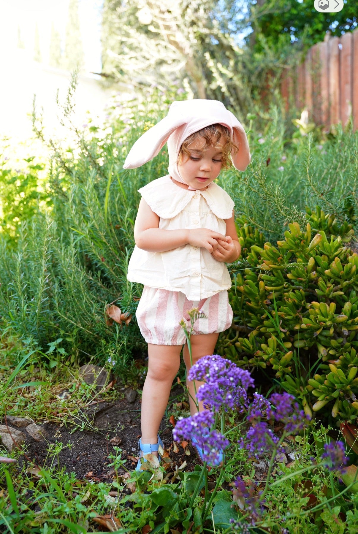 Pink Bunny Bonnet