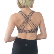Océane 4 - Medium Support Nursing & Hands Free Pumping Sports Bra (brown Leopard)