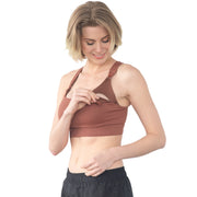 Chloé 3 Running Nursing Sports Bra (rust)