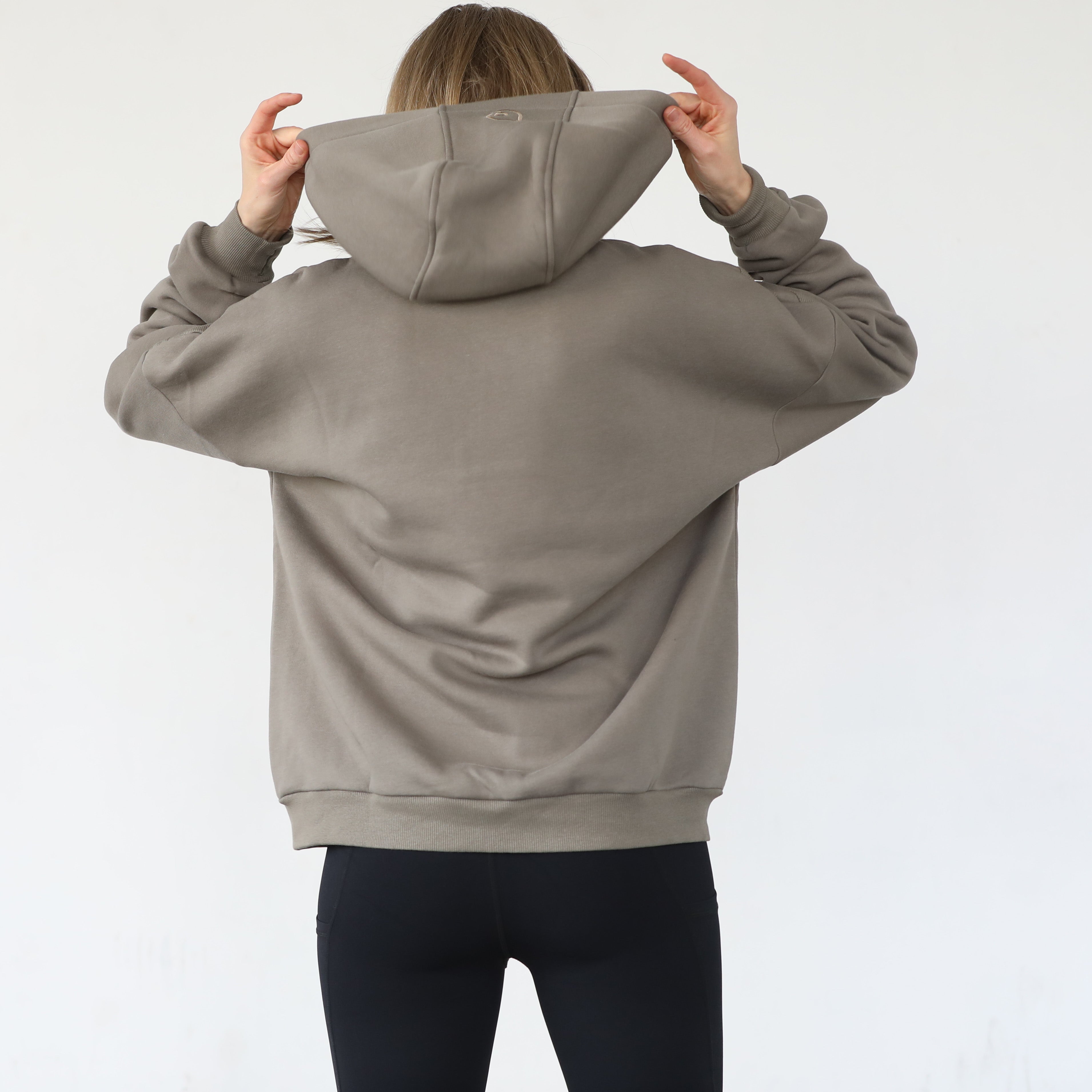 Isabella Ultra Soft Oversized Nursing & Pregnancy Hoodie (wood Ash)