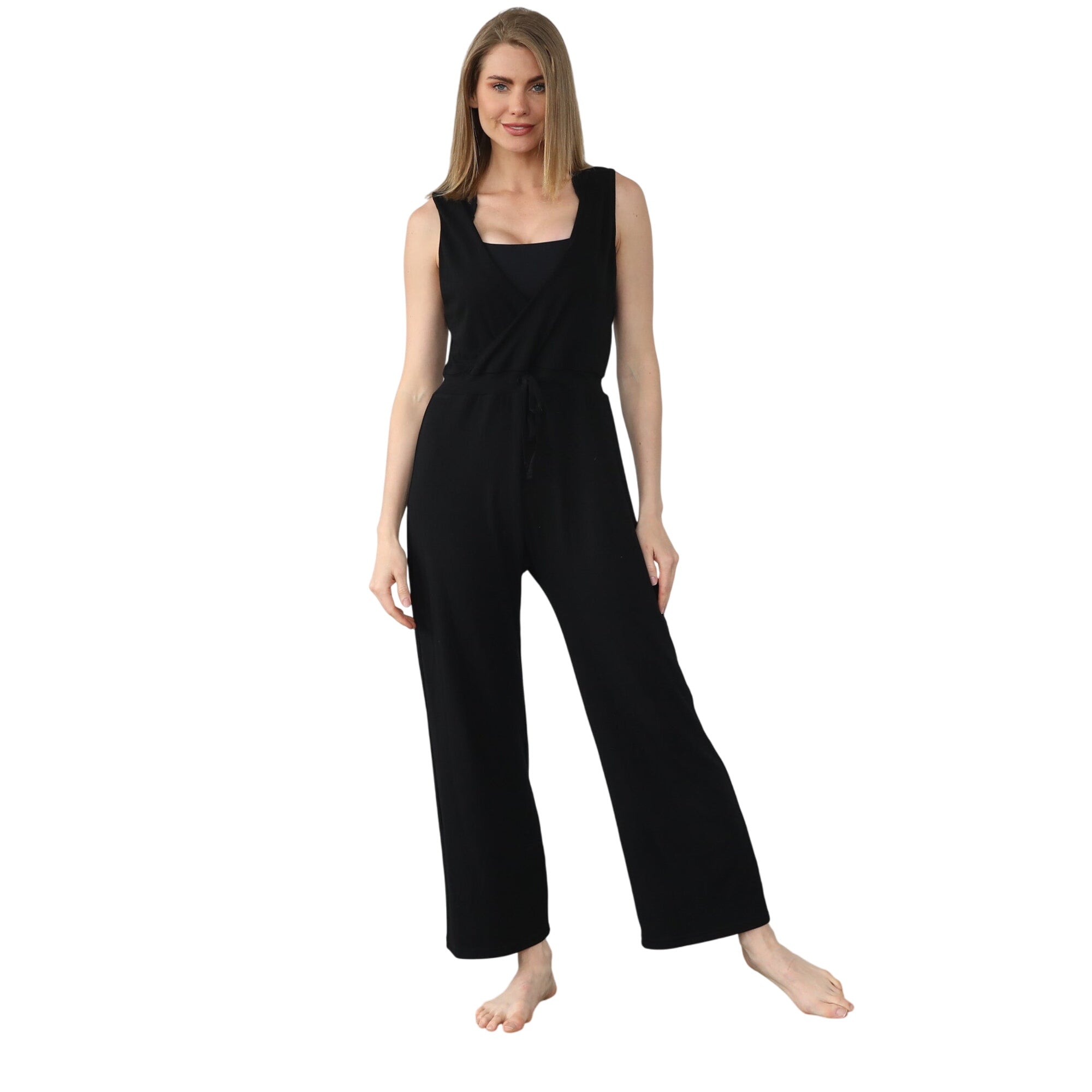 Juliette Nursing Friendly Jumpsuit (noir)