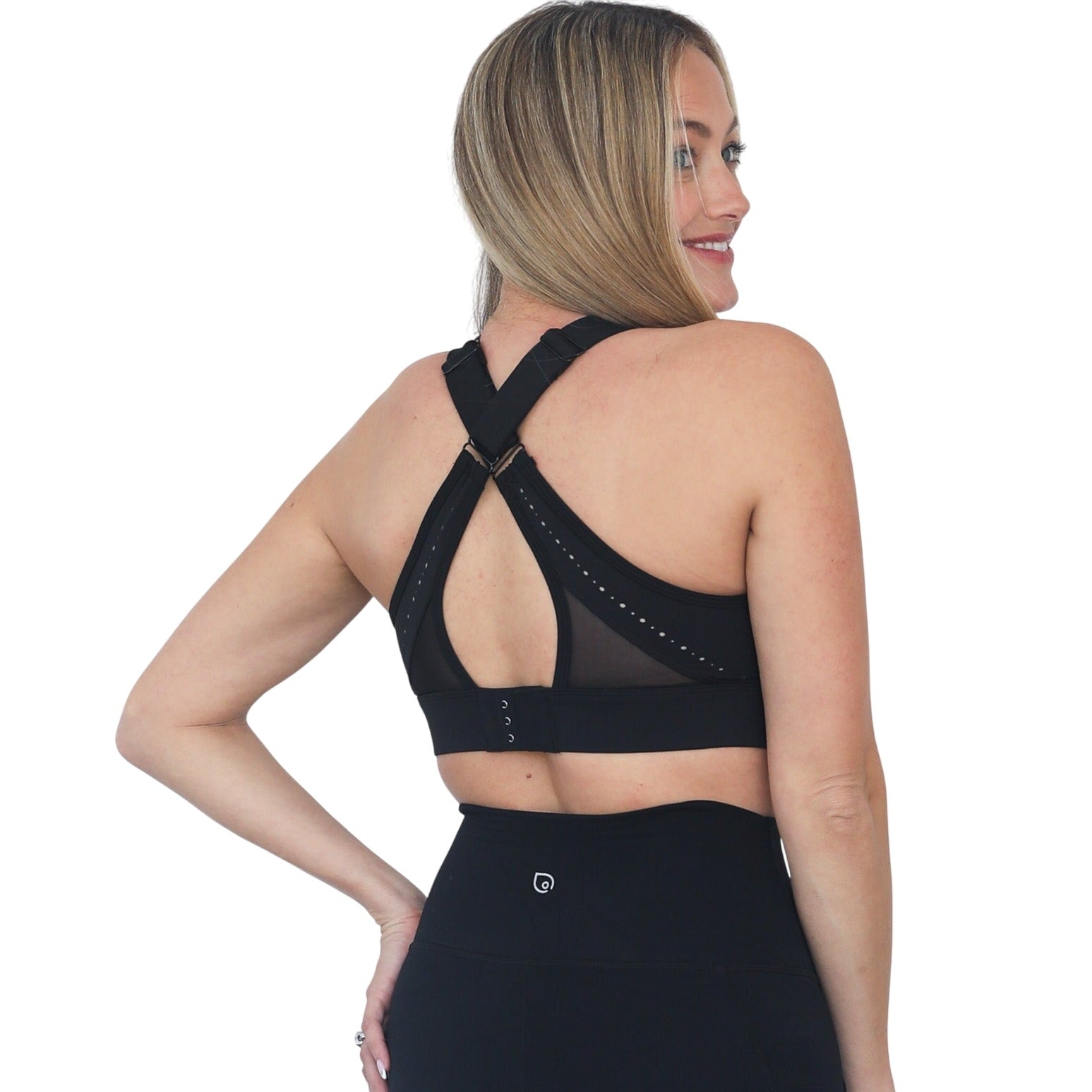 Venice 5 Ultimate Support Full Coverage Nursing & Pumping Sports Bra (noir)