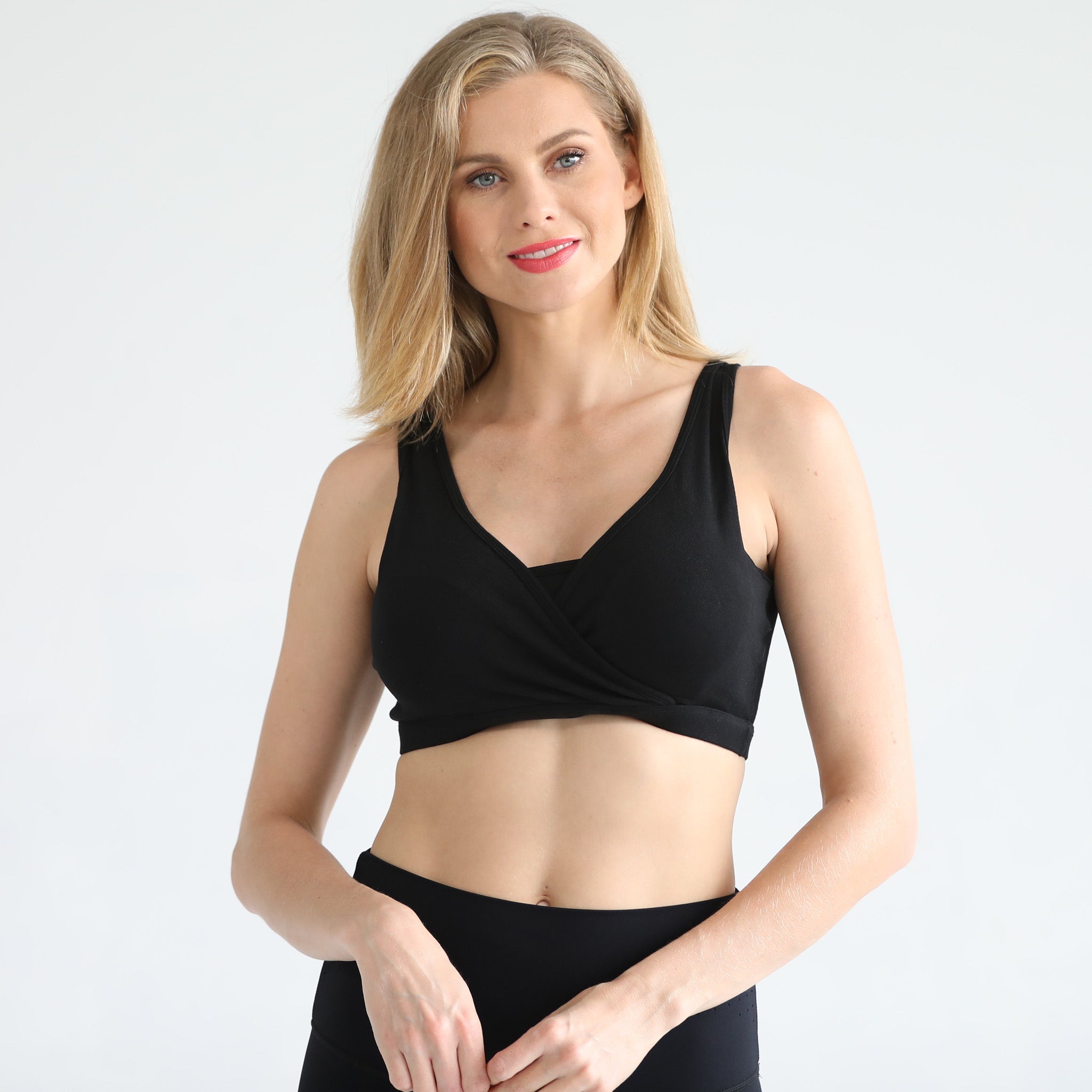 Luna Handsfree Pumping & Nursing Sleep Bralette (noir)
