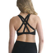 Empower High Support Molded Cup Nursing & Pumping Sports Bra (noir)