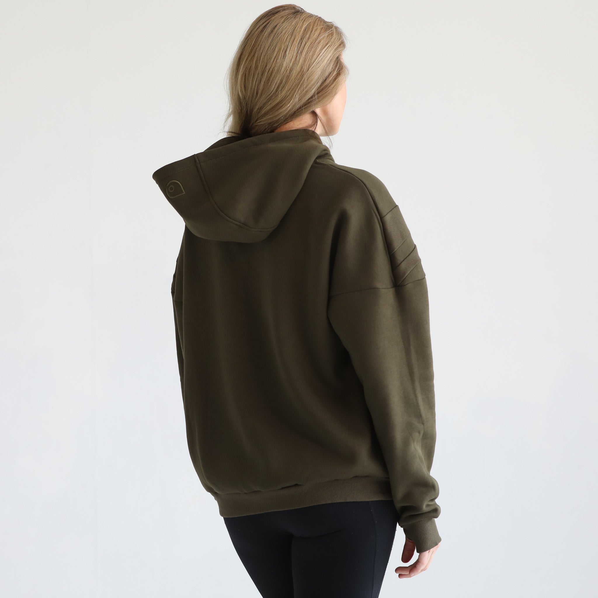 Isabella Ultra Soft Oversized Nursing & Pregnancy Hoodie (olive Tree)