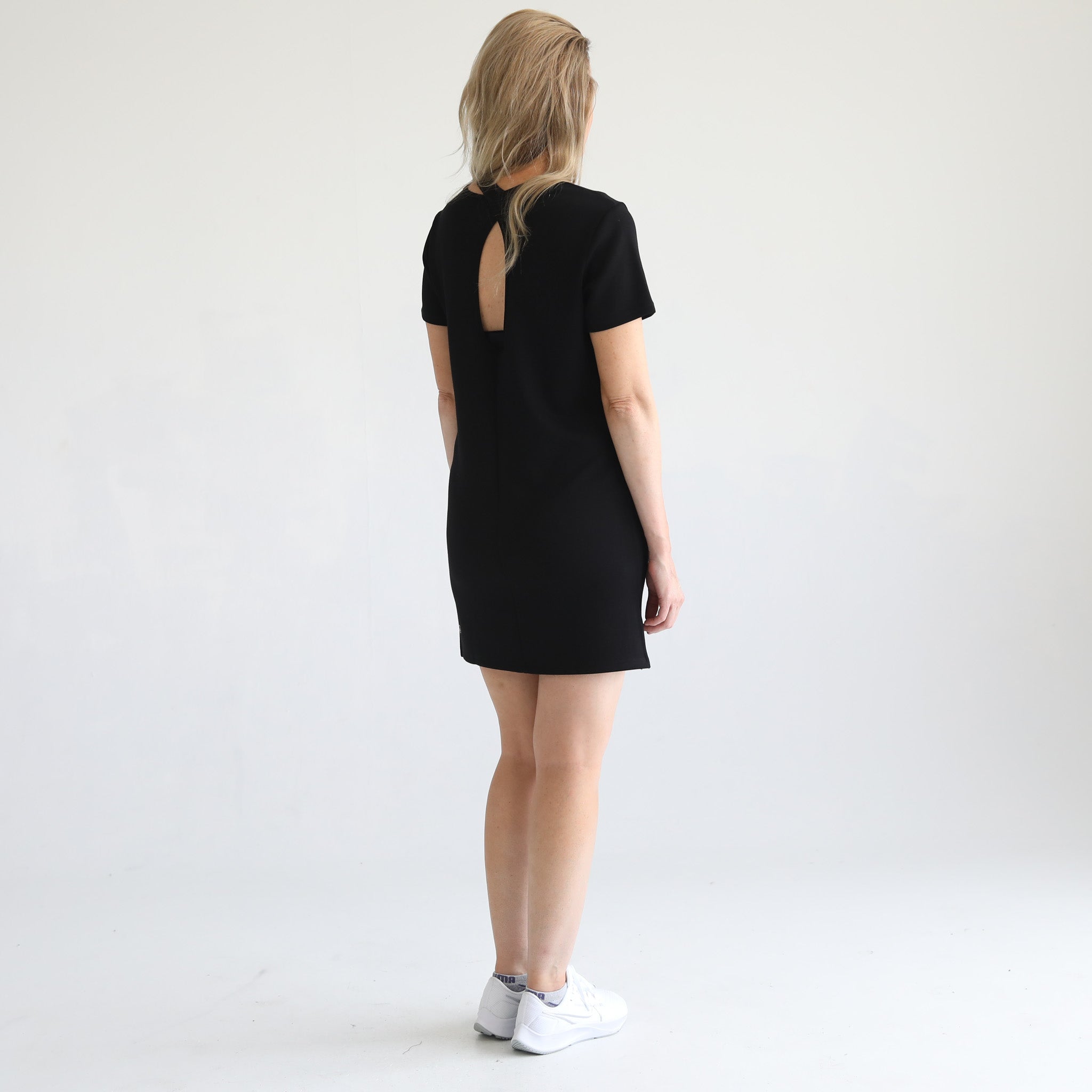 Isla Nursing T-shirt Dress (noir)