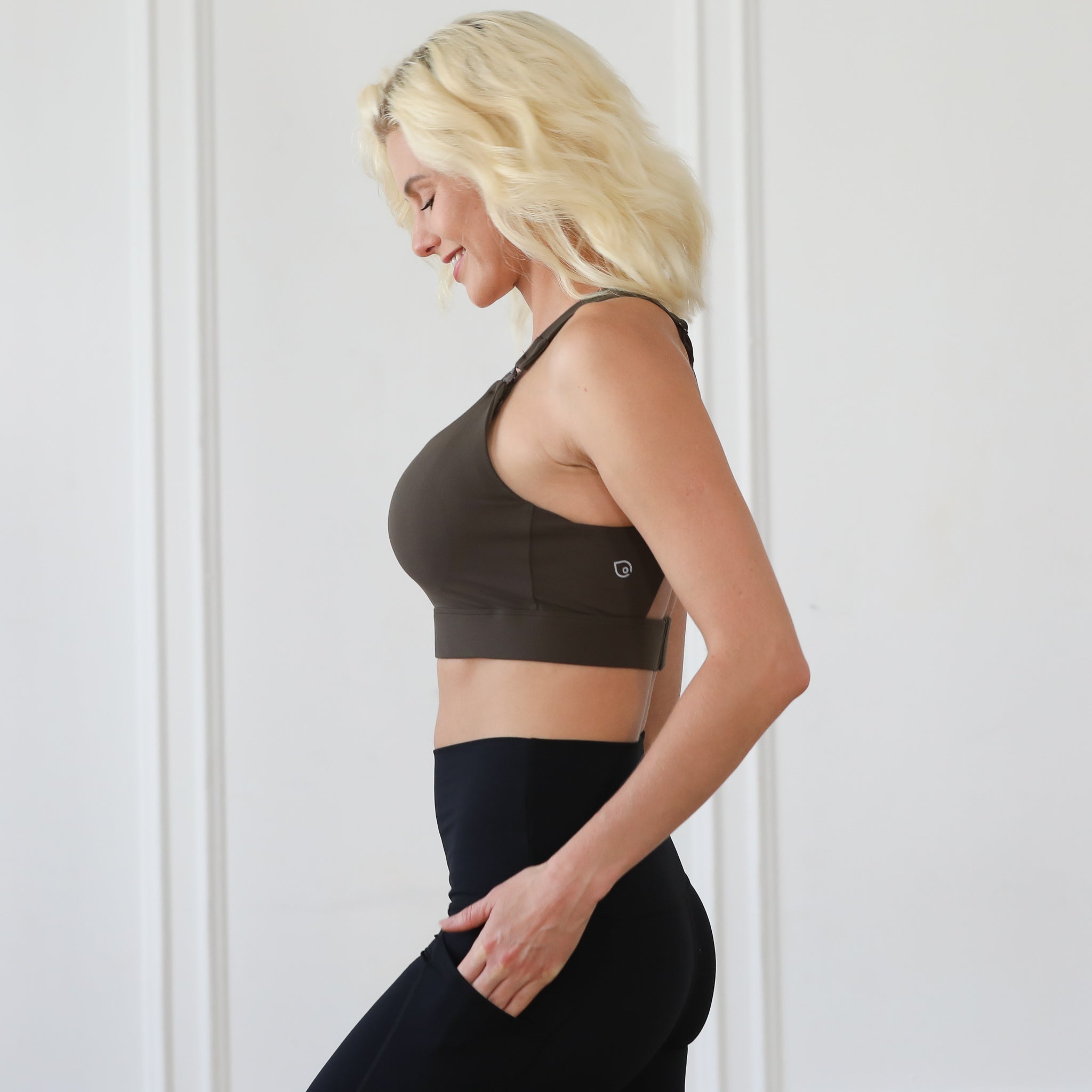 Venice 3 Ultimate Support Full Coverage Nursing & Pumping Sports Bra (dark Cactus)