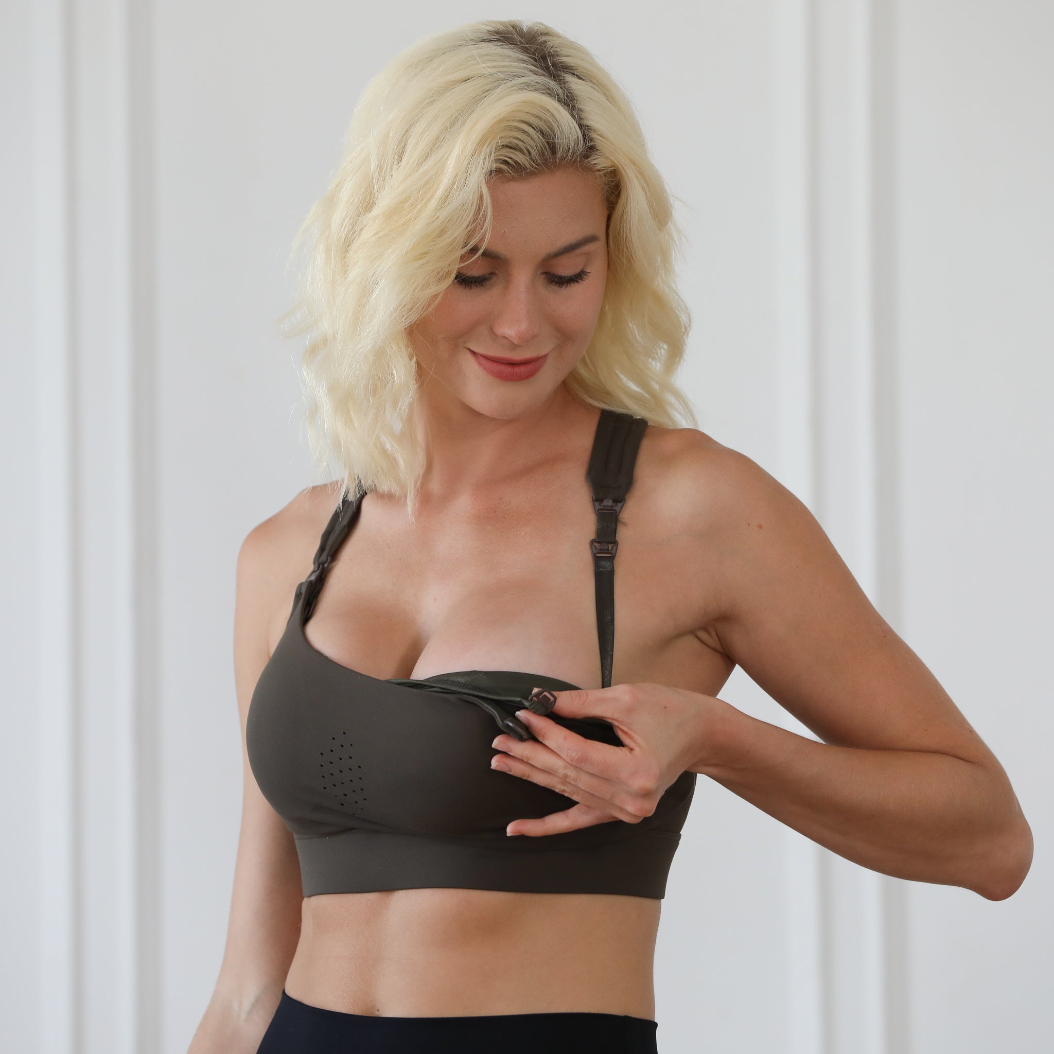 Chloé 4 Running Nursing & Pumping Sports Bra (dark Cactus)