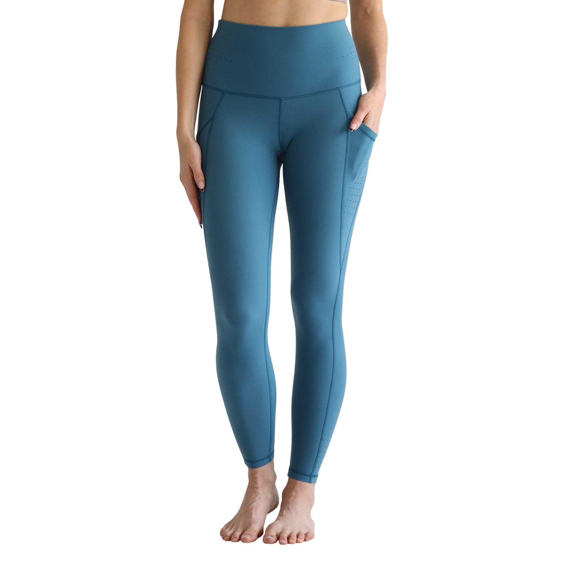 Reveal Ultra High Waisted Tummy Control Postpartum Legging 25'' (oasis Blue))