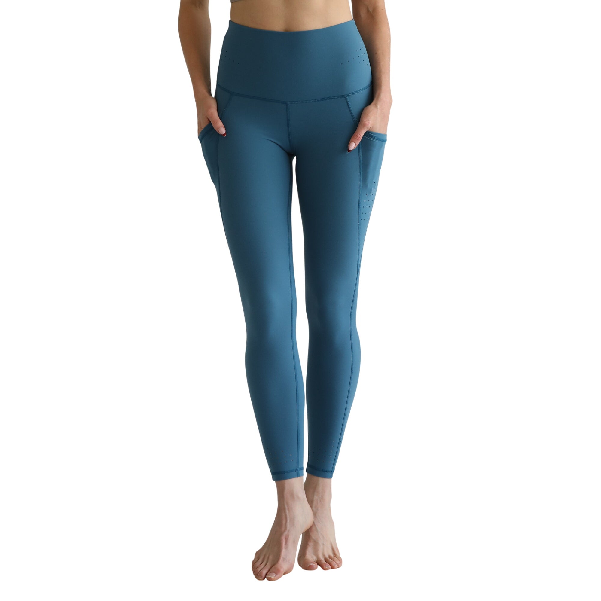 Reveal Ultra High Waisted Tummy Control Postpartum Legging 25'' (oasis Blue))