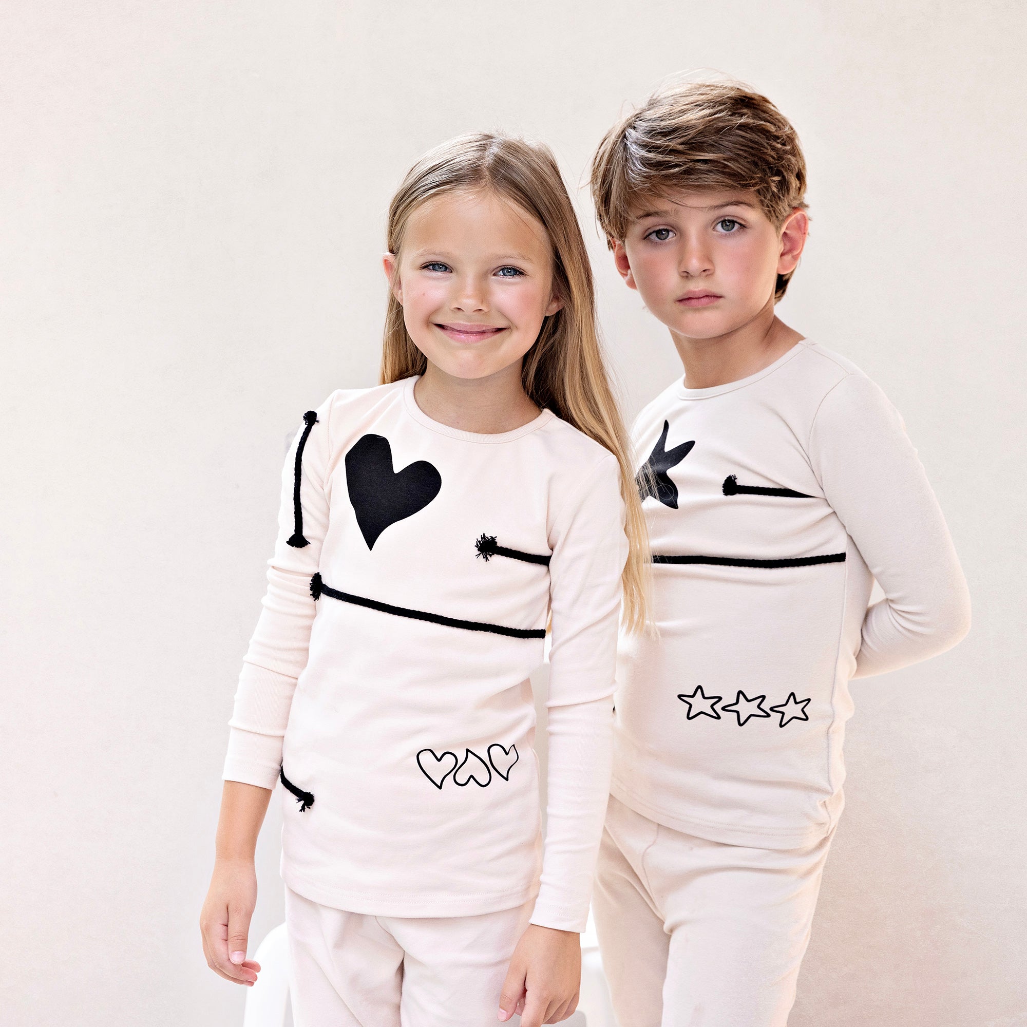 Heart And Rope Loungewear Set, Heart