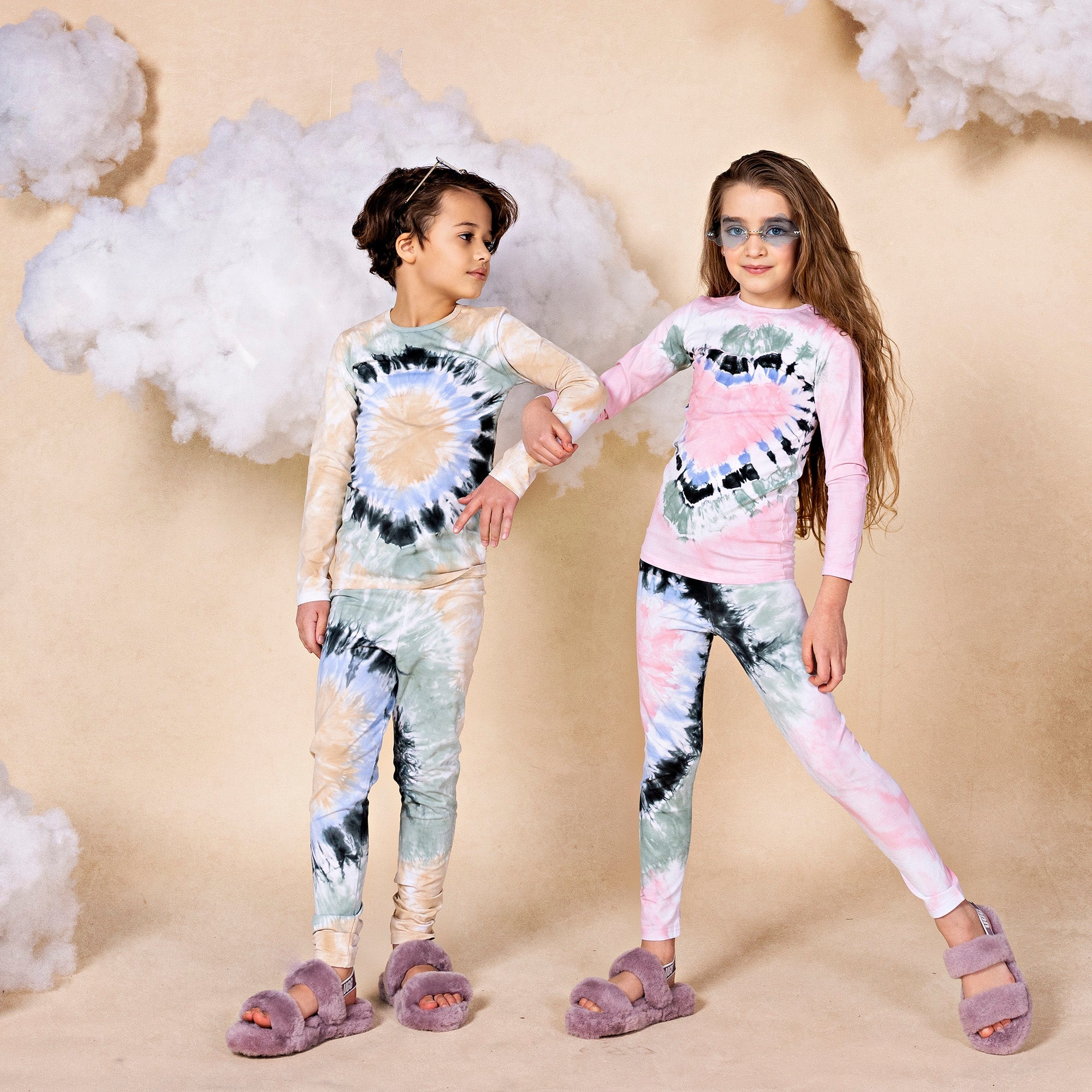 Tie Dye Circle Loungewear Set