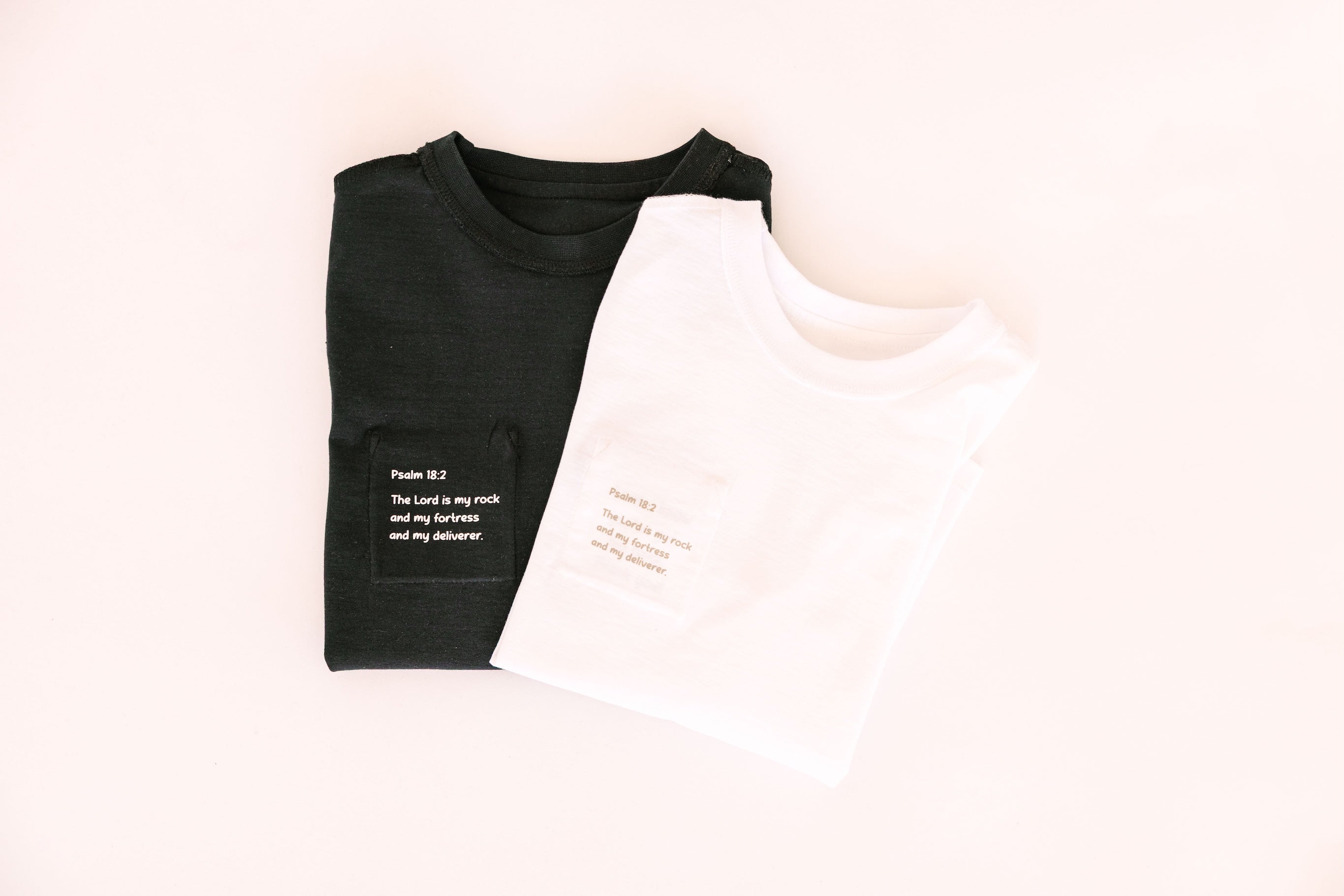 White Prayer Pocket Long Sleeve Shirt Cotton