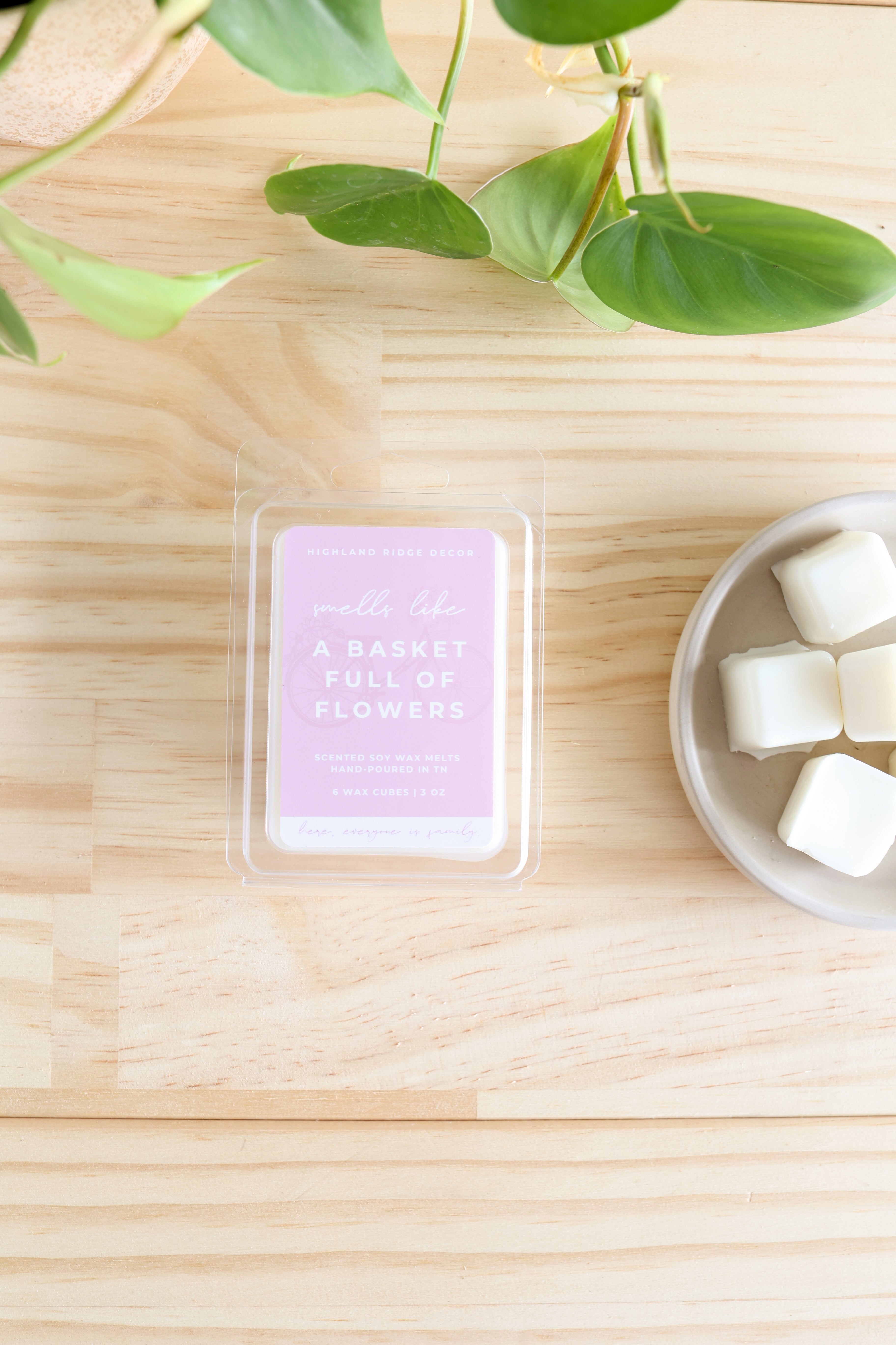A Basket Full Of Flowers Wax Melt