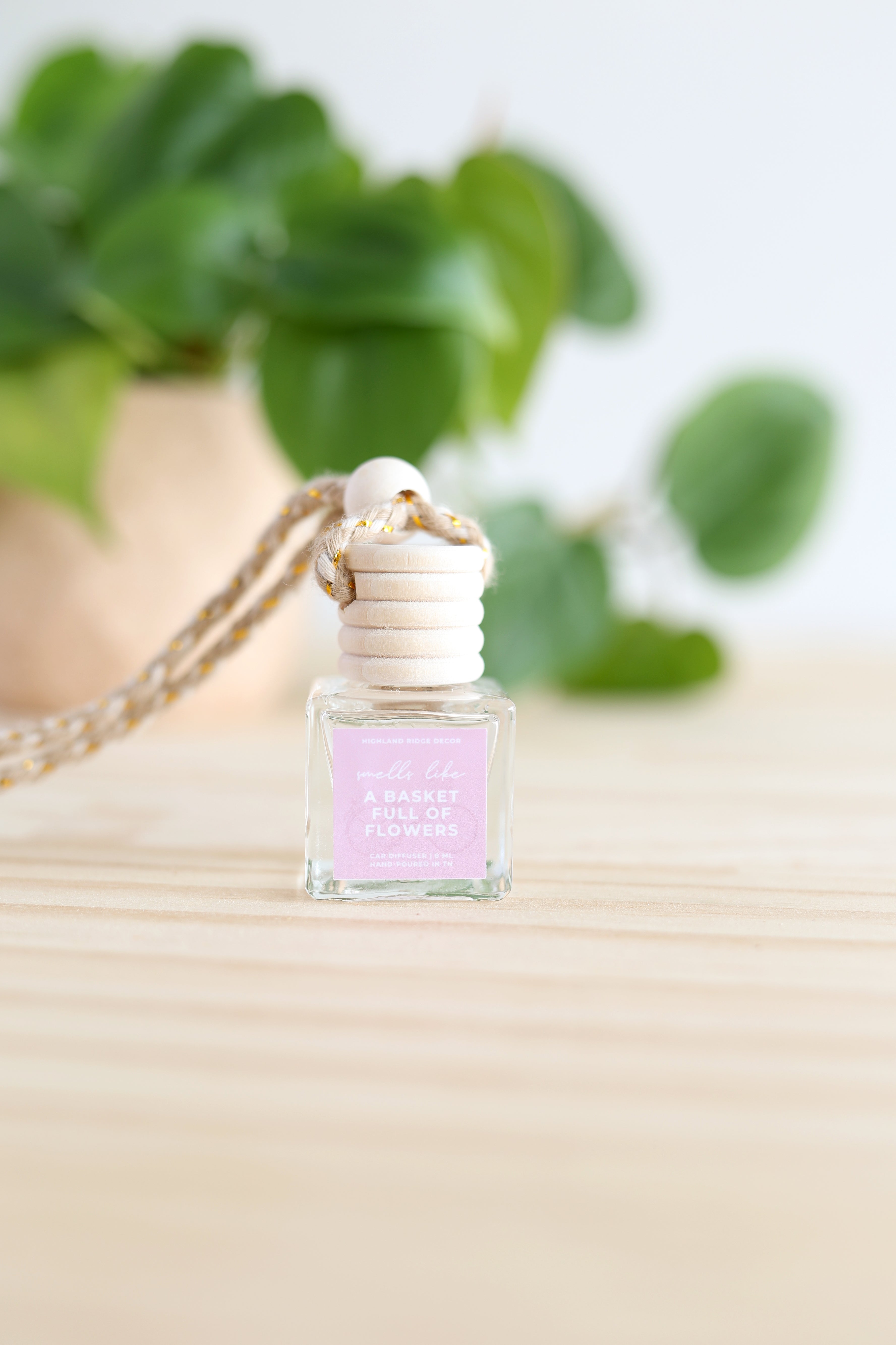 A Basket Full Of Flowers Car Diffuser