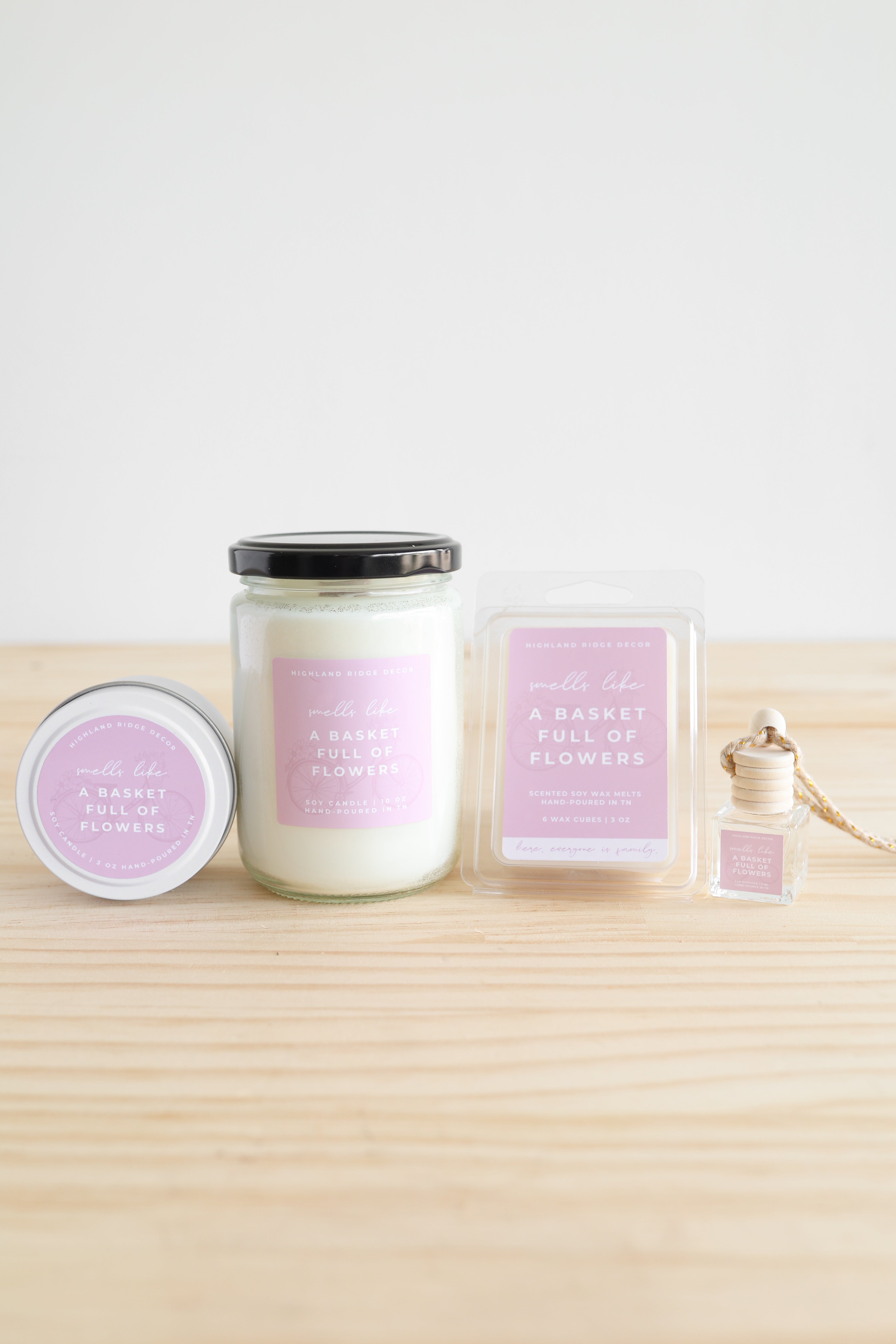 A Basket Full Of Flowers Wax Melt