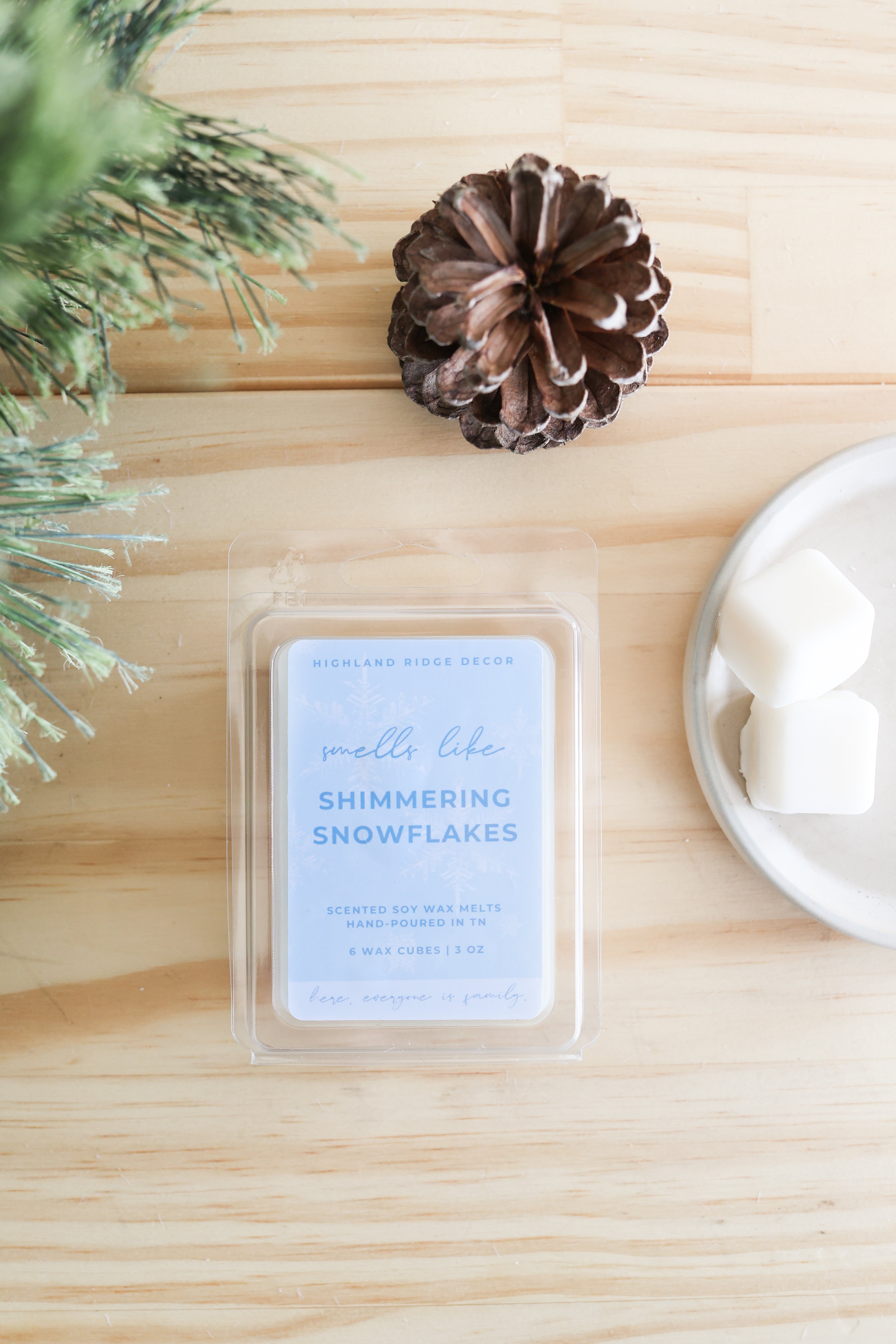 Shimmering Snowflakes | Wax Melt