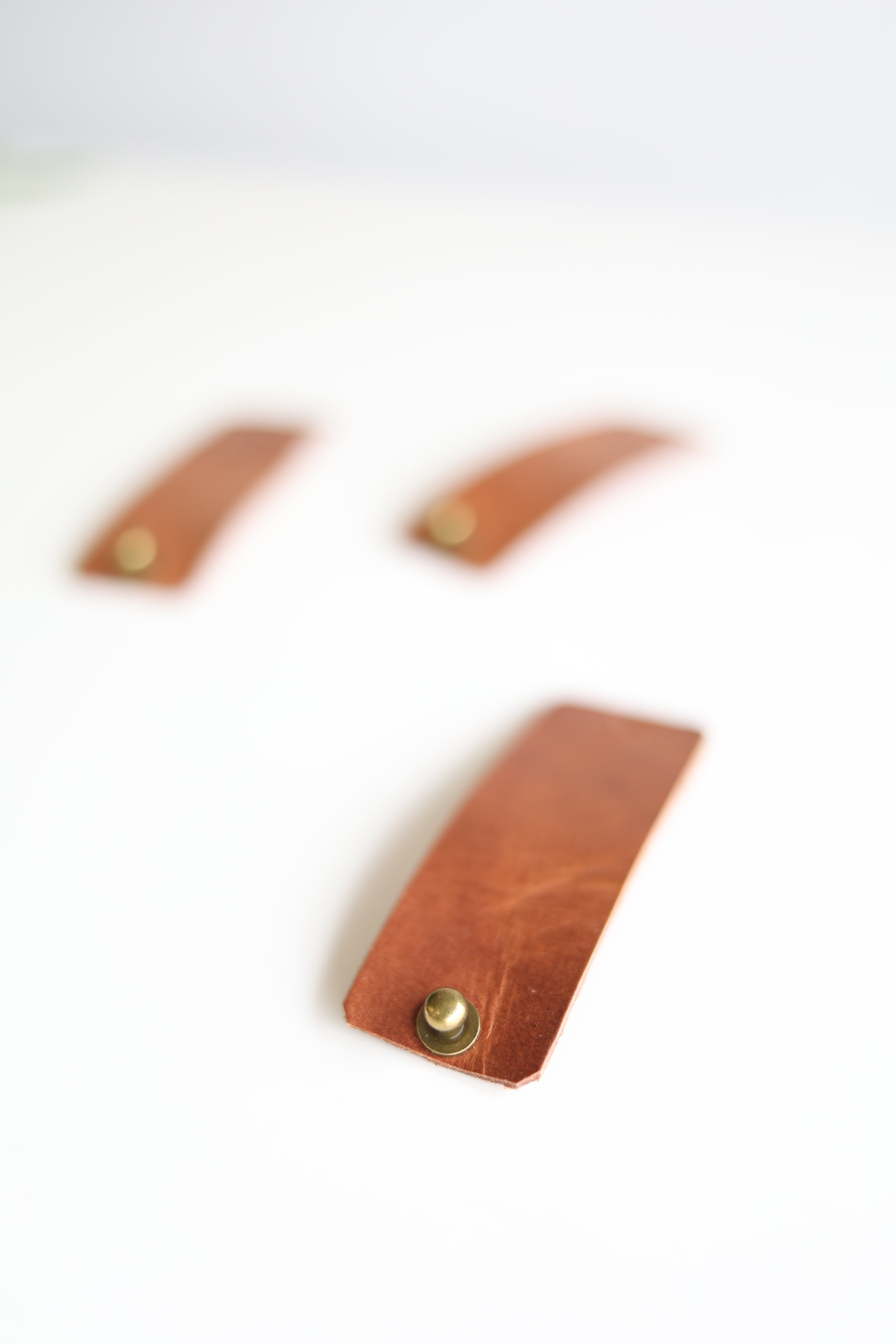 Leather Cord Keepers - Set Of 3