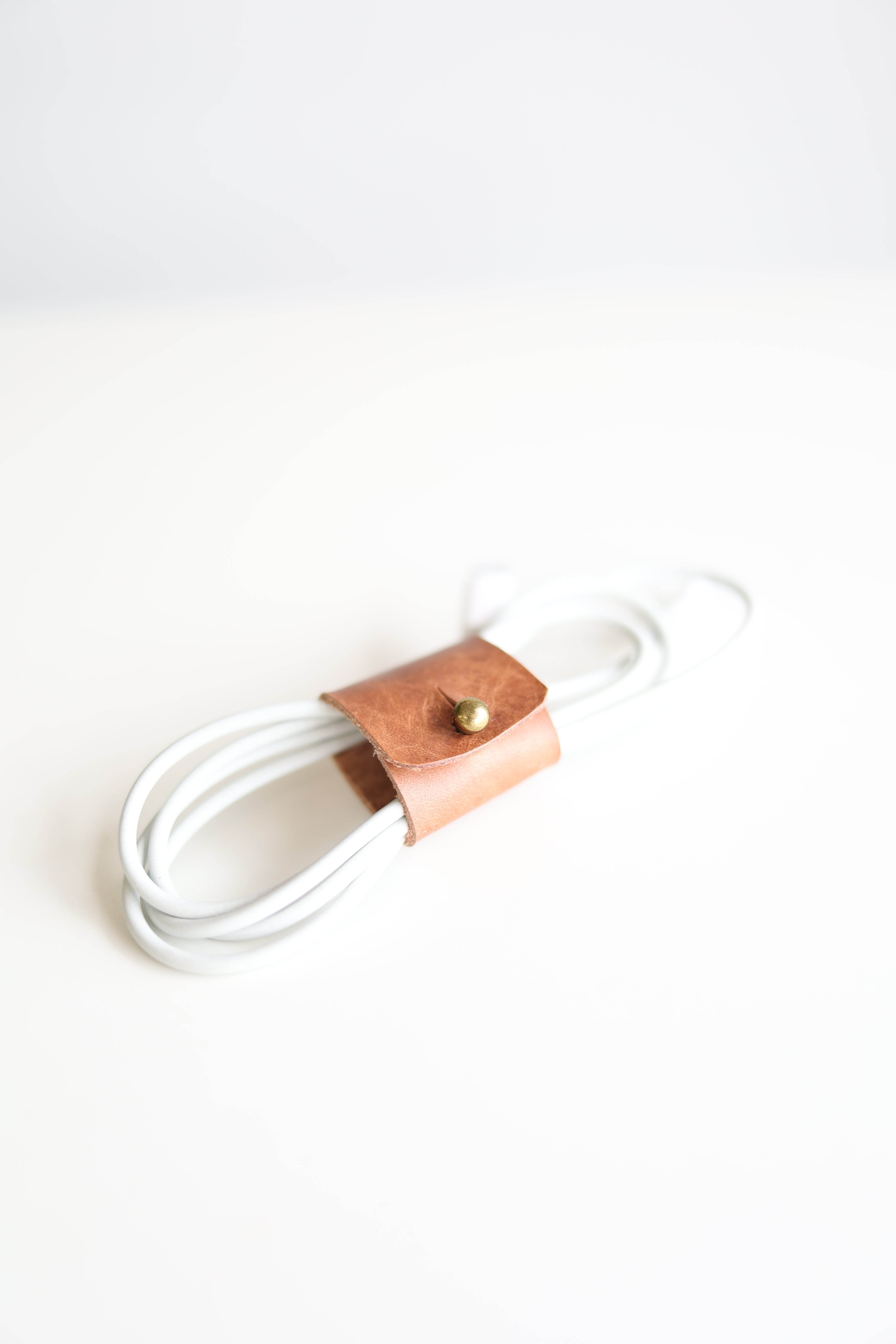 Leather Cord Keepers - Set Of 3