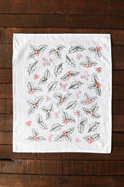 Holly Tea Towel