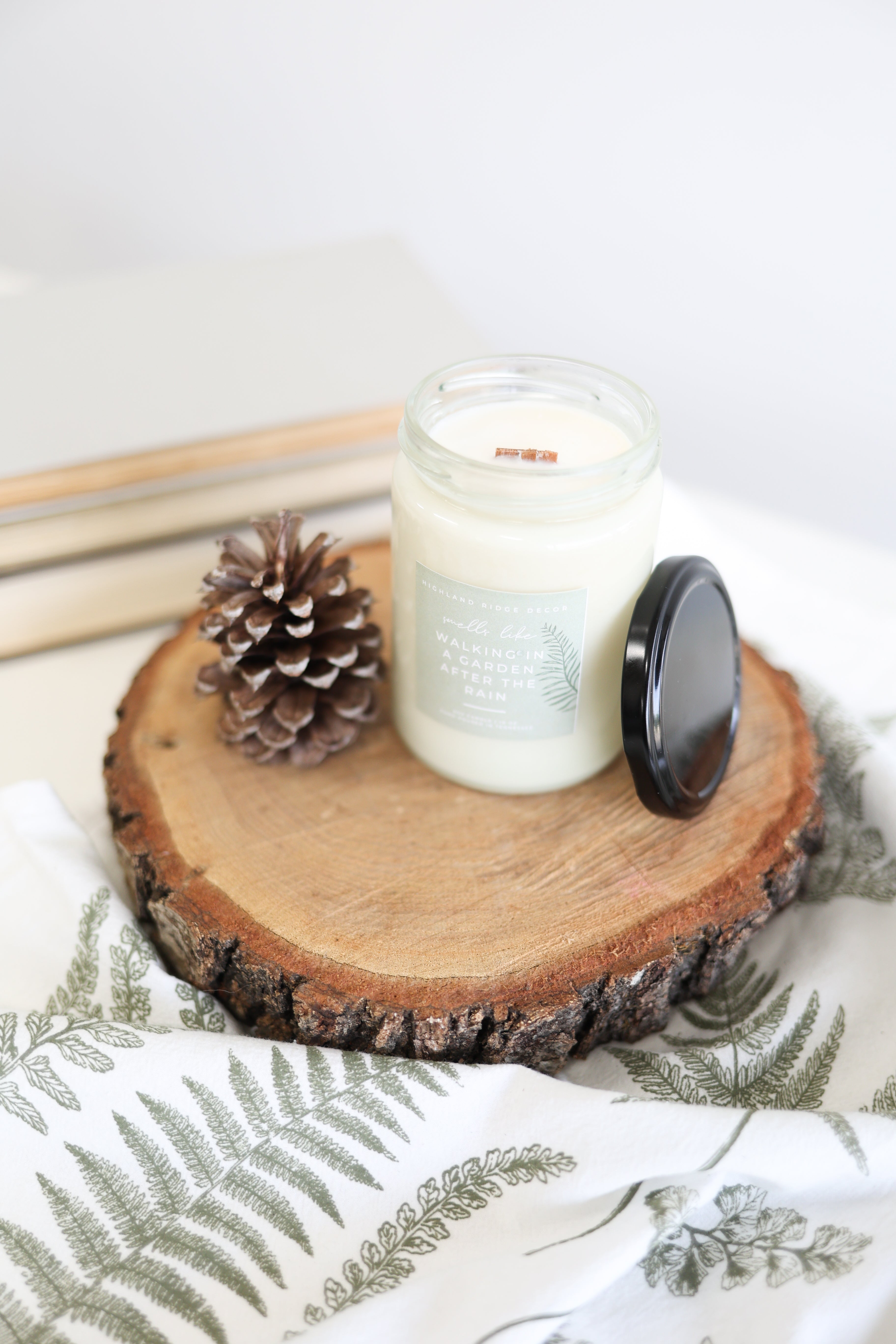 "walking In A Garden After The Rain" Candle