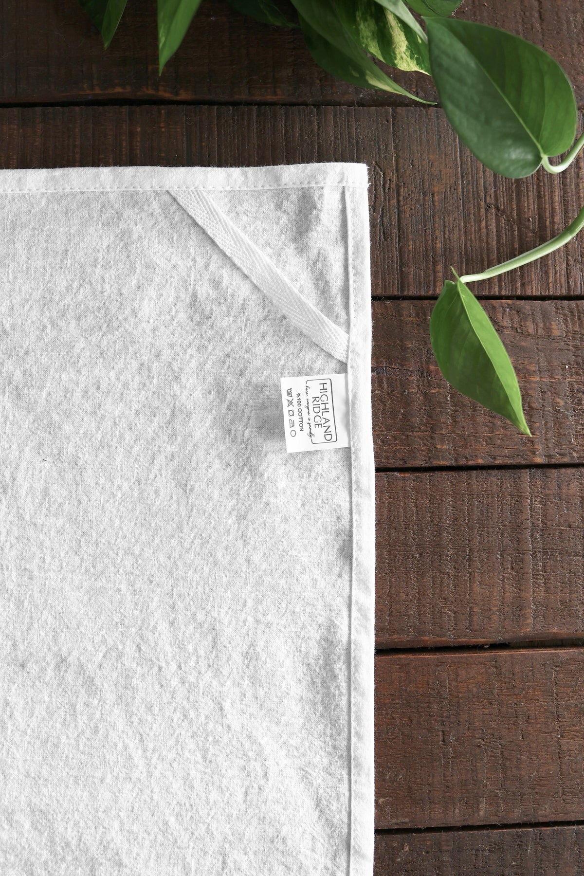 Butterfly Tea Towel Terra-cotta